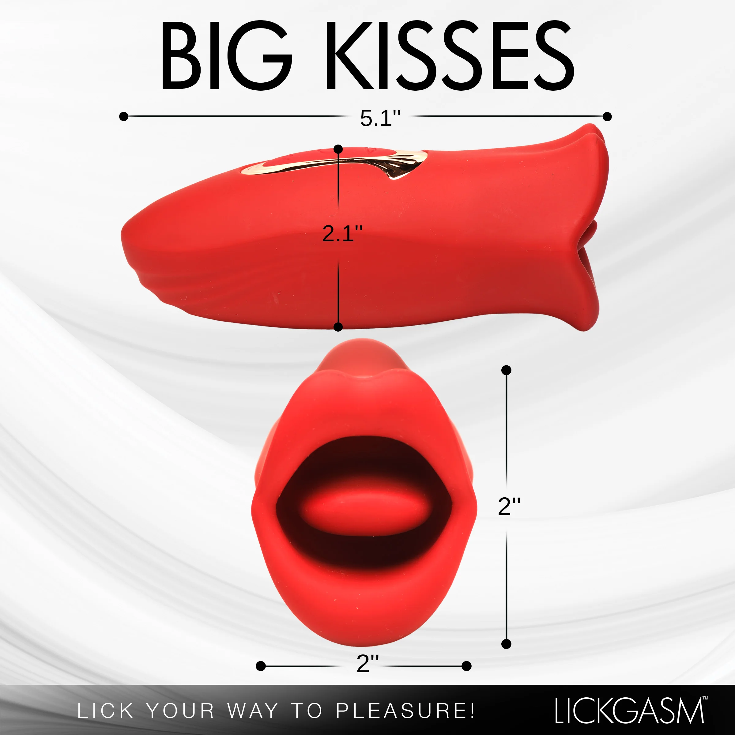 Silicone Mini Kissing & Vibrating Clitoral Stimulator - Image 4