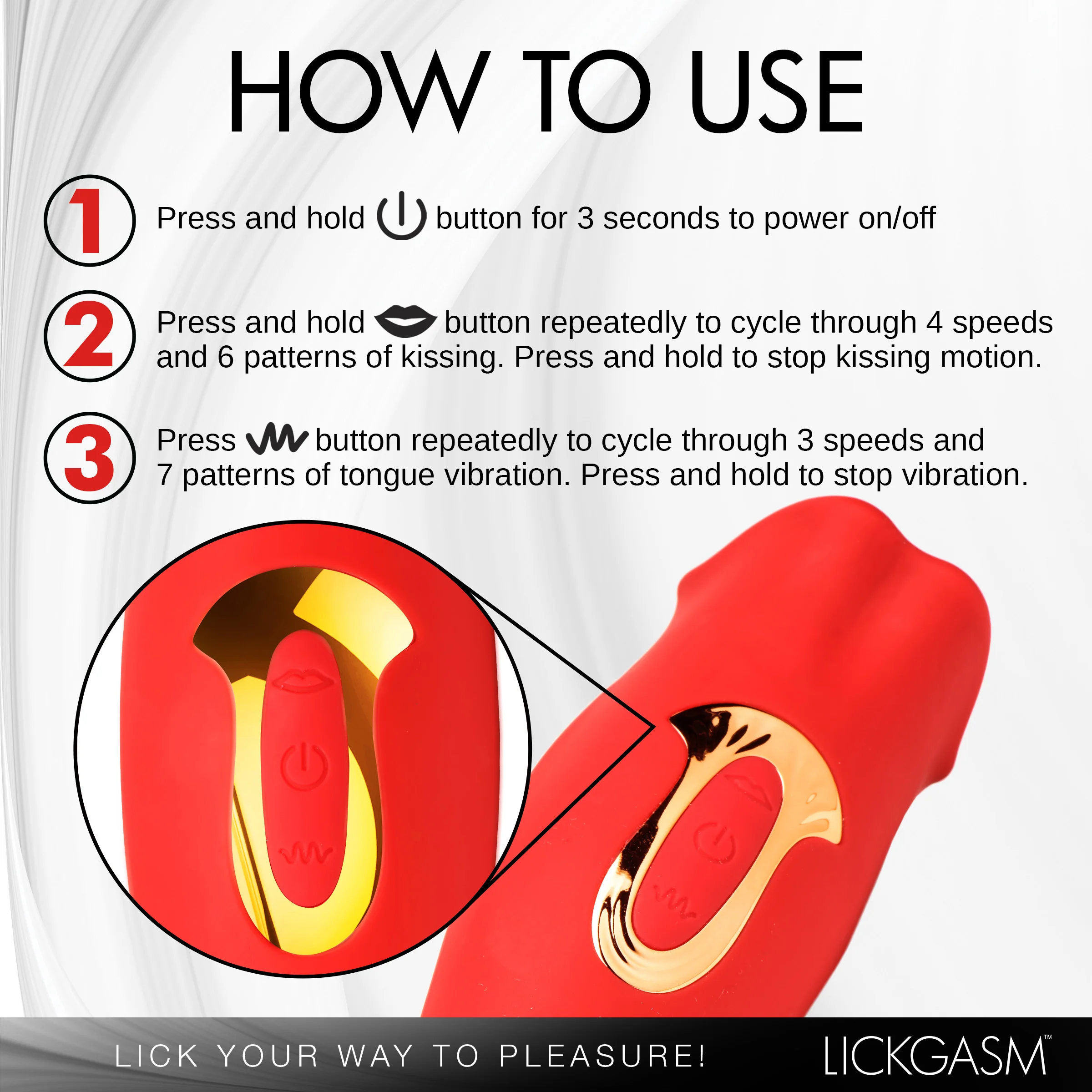 Silicone Mini Kissing & Vibrating Clitoral Stimulator - Image 8