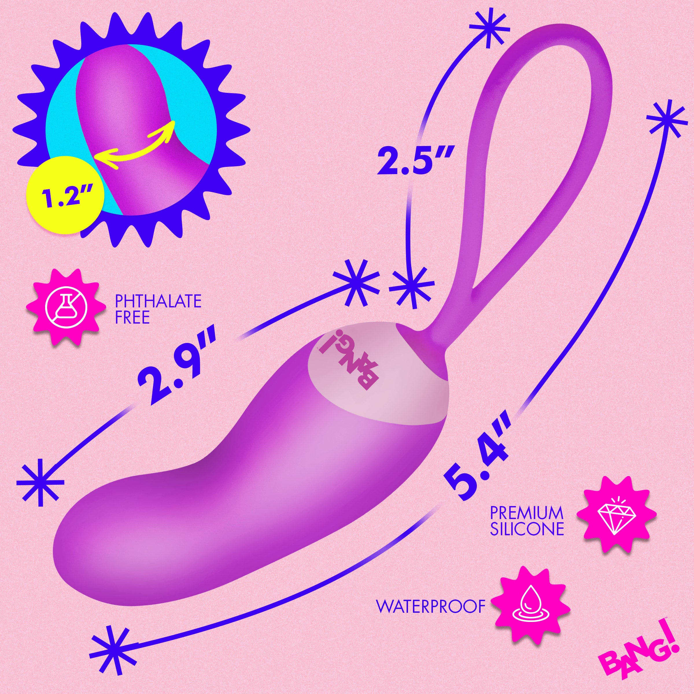 Silicone Mini Vibe w/ Remote - Image 4