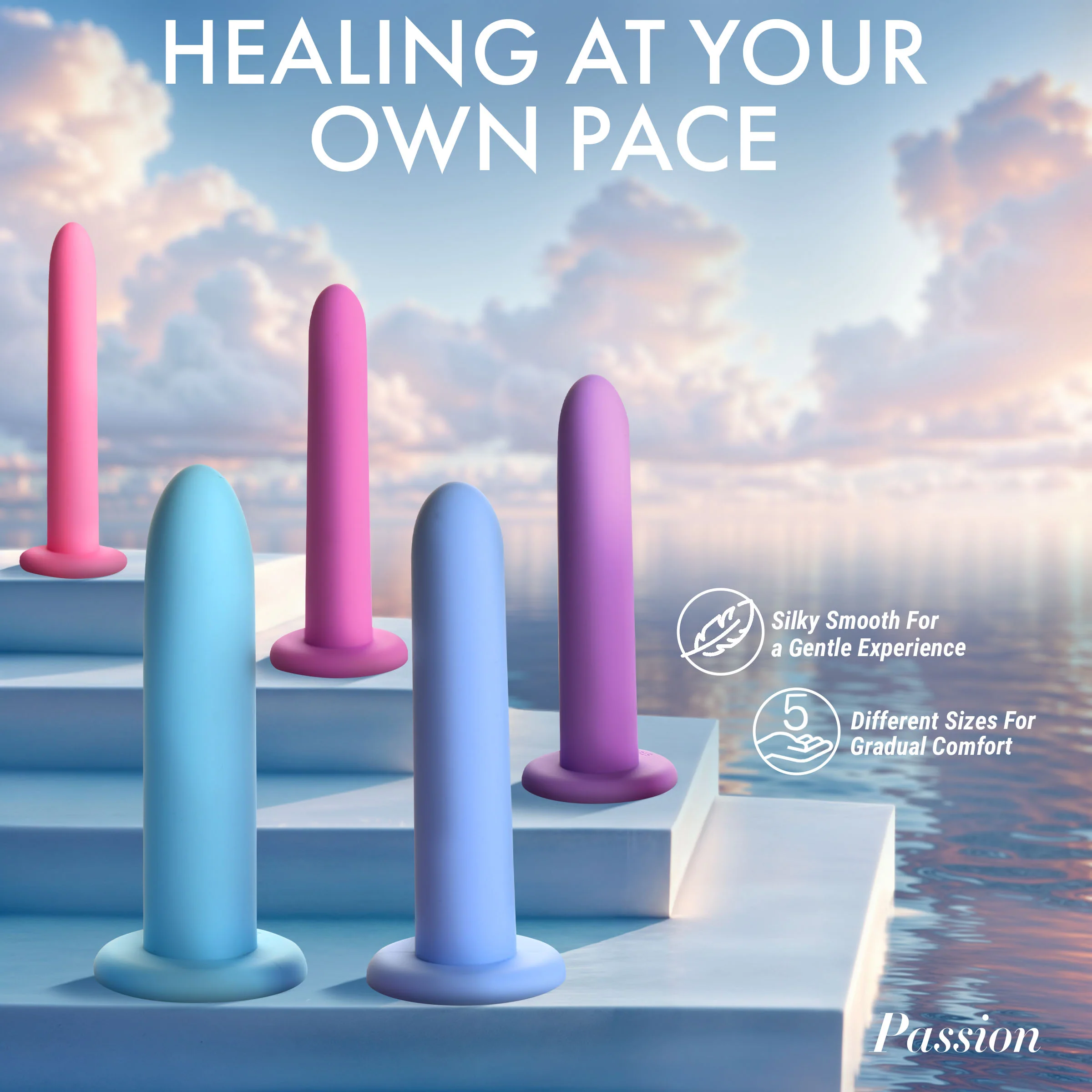 Silicone Pelvic Kegel Exerciser Set - Image 2