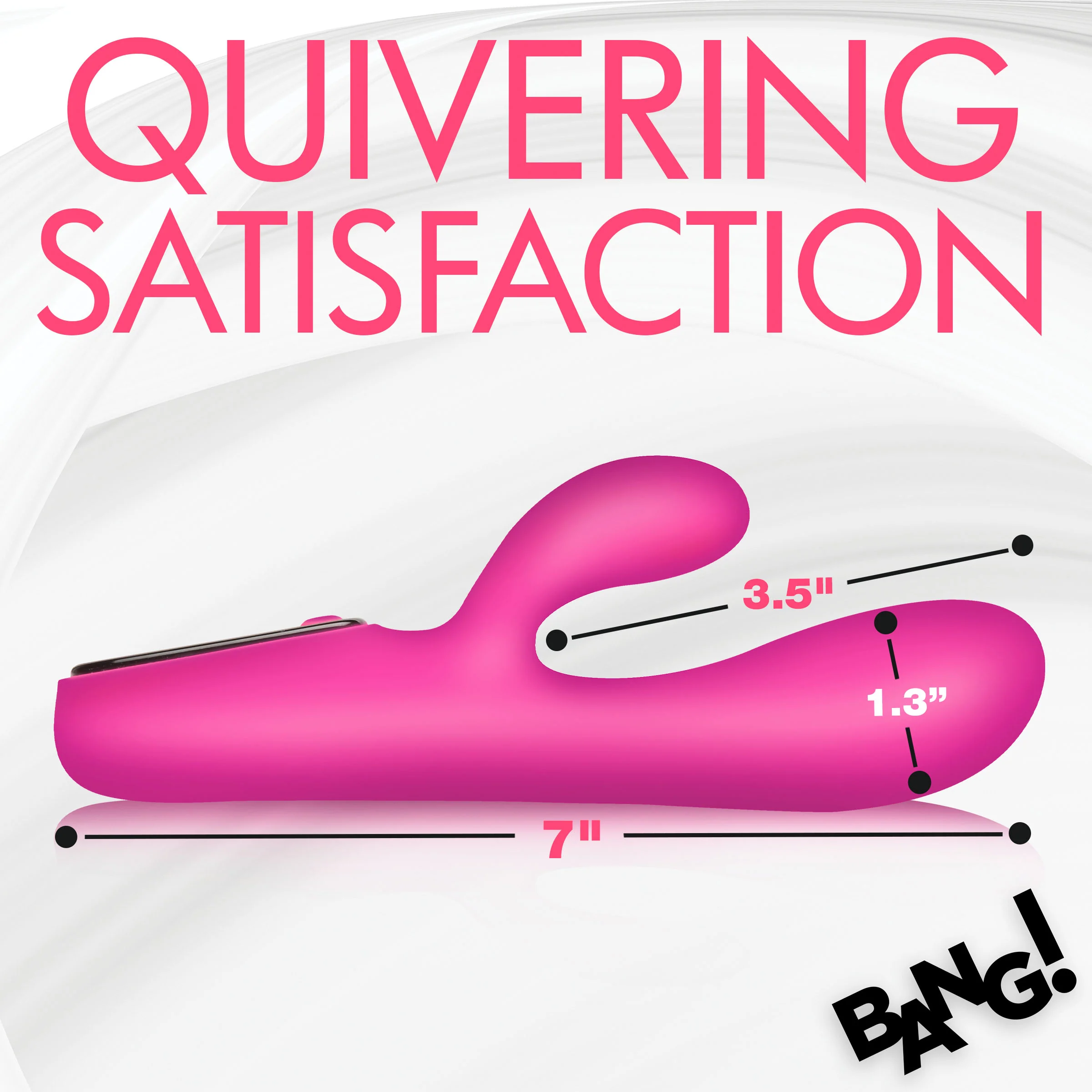 Silicone Rabbit Vibrator with Digital Display - Image 4