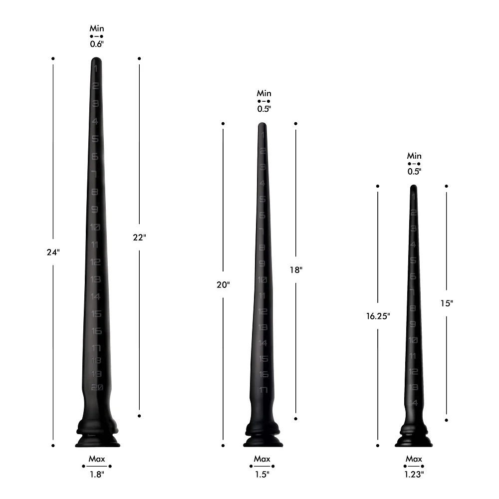 Silicone Tapered Anal Hose - Image 2