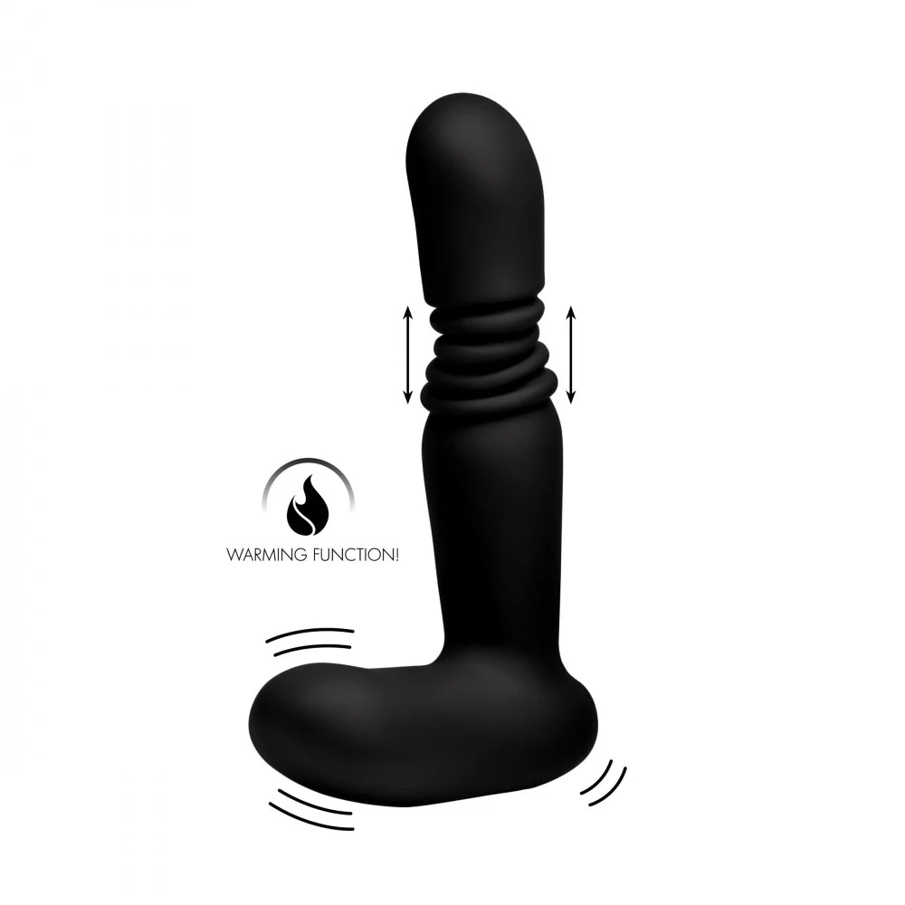 Silicone Thrusting Anal Plug With Remote Control - Image 3