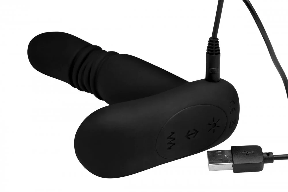 Silicone Thrusting Anal Plug With Remote Control - Image 4
