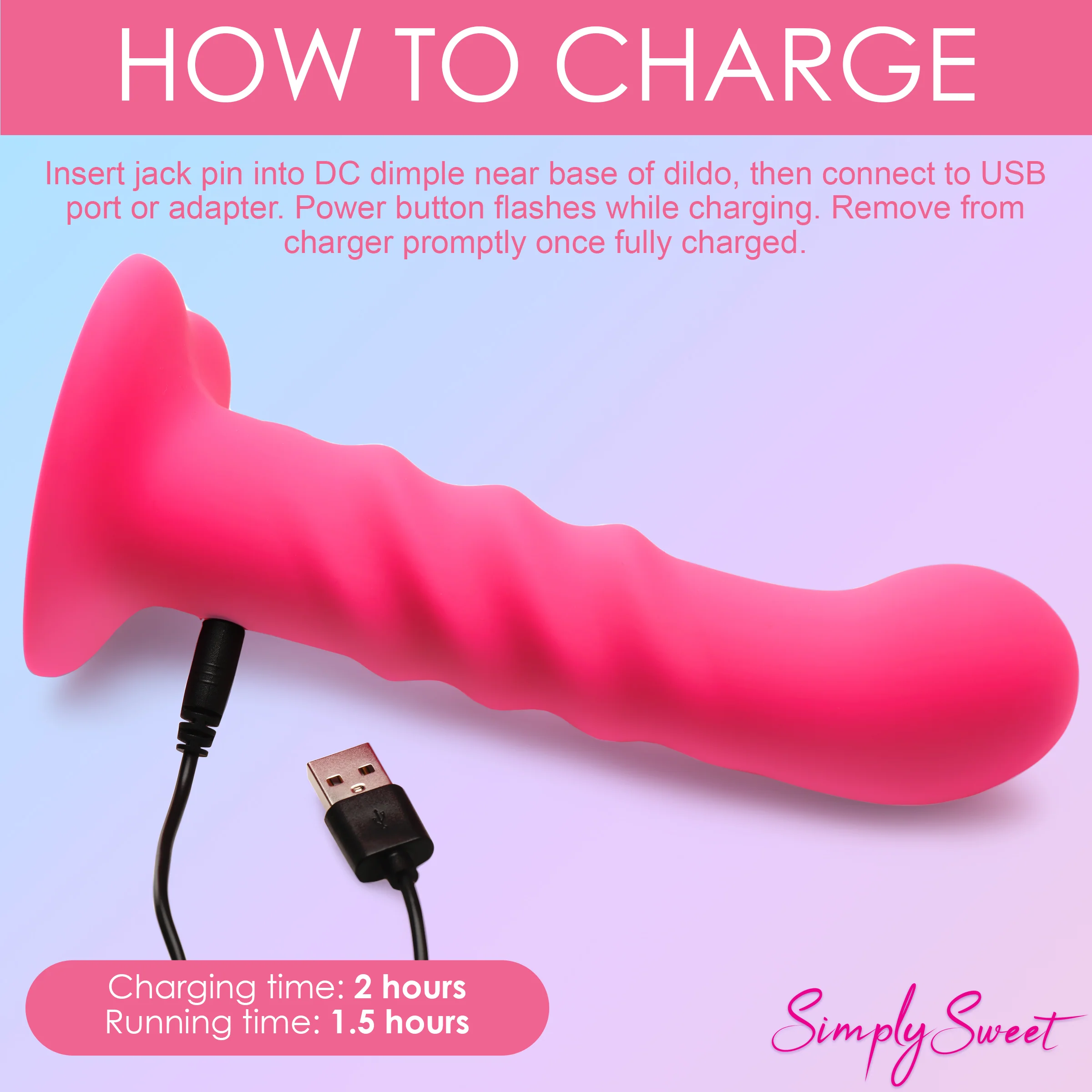 21X Vibrating Ribbed Silicone Dildo w/ Remote - Image 10