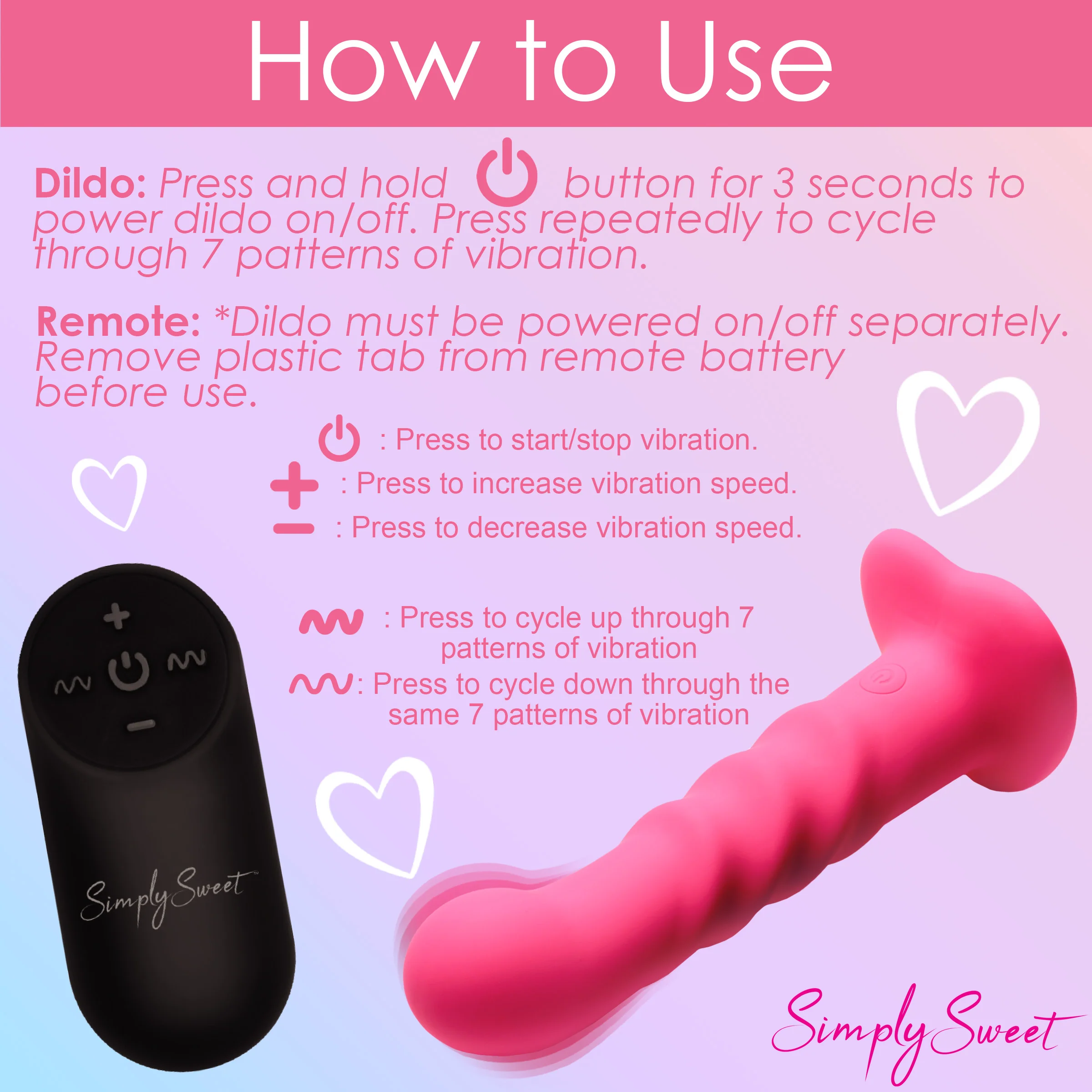 21X Vibrating Ribbed Silicone Dildo w/ Remote - Image 8