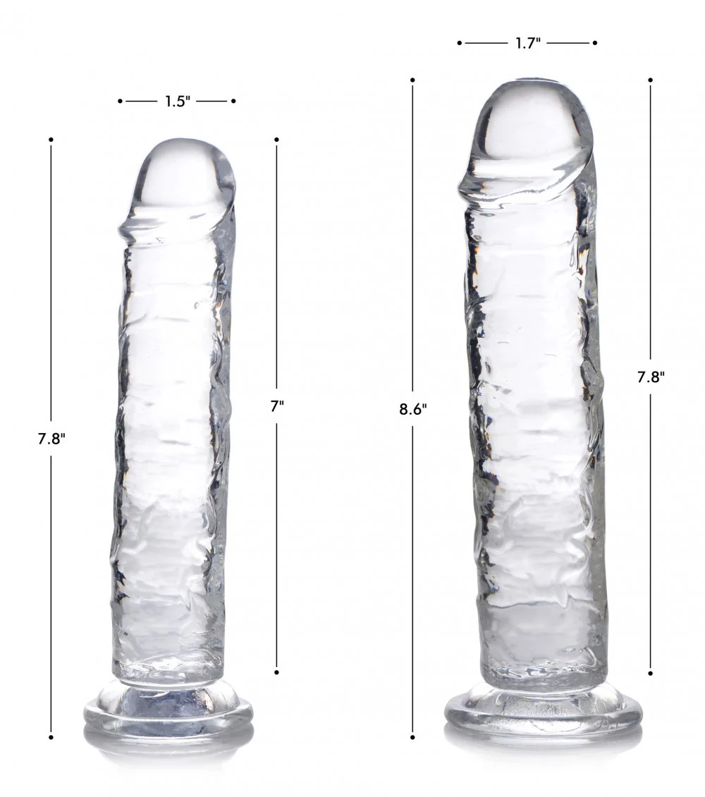 Slim C-Thru Clear Dildo - Image 2