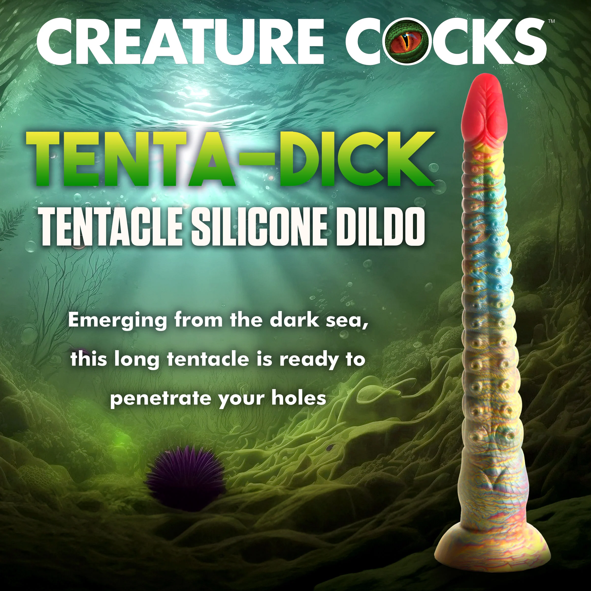 Slim Tentacle Silicone Dildo - Image 2