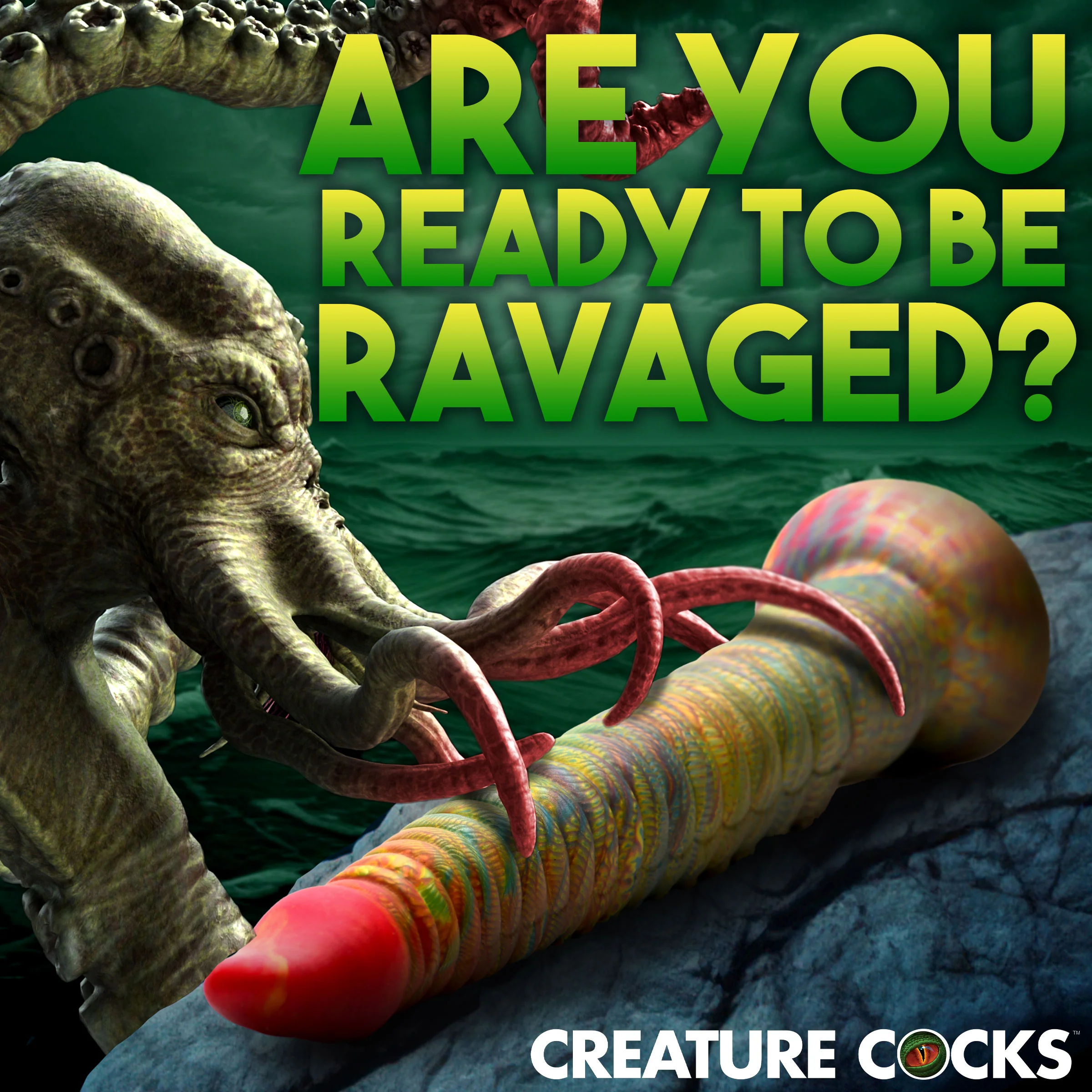 Slim Tentacle Silicone Dildo - Image 3