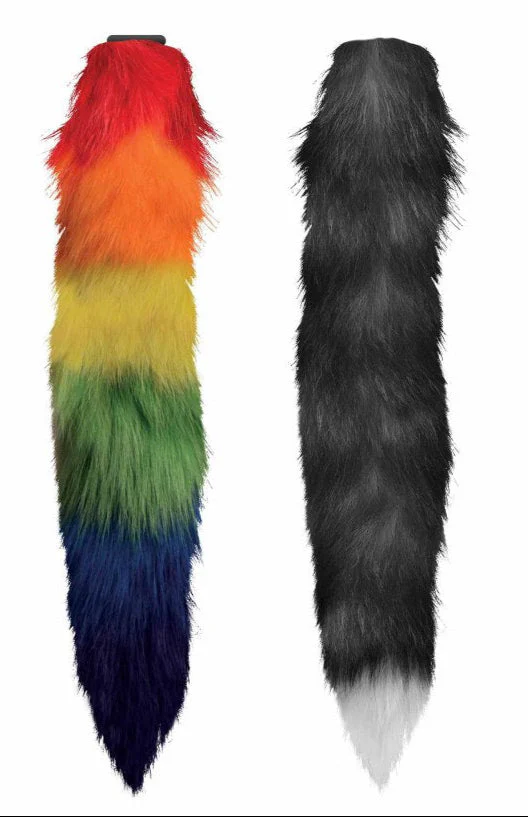 Small Vibrating Anal Plug with Interchangeable Fox Tail - Image 3