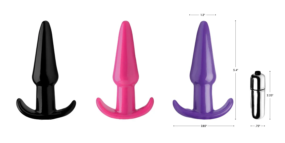 Smooth Vibrating Anal Plug - Image 3