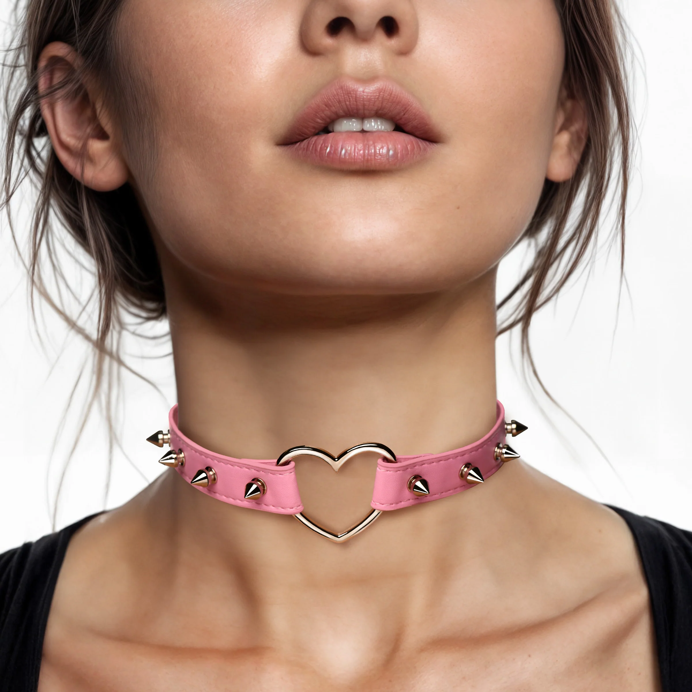 Spiked Heart Choker - Image 2