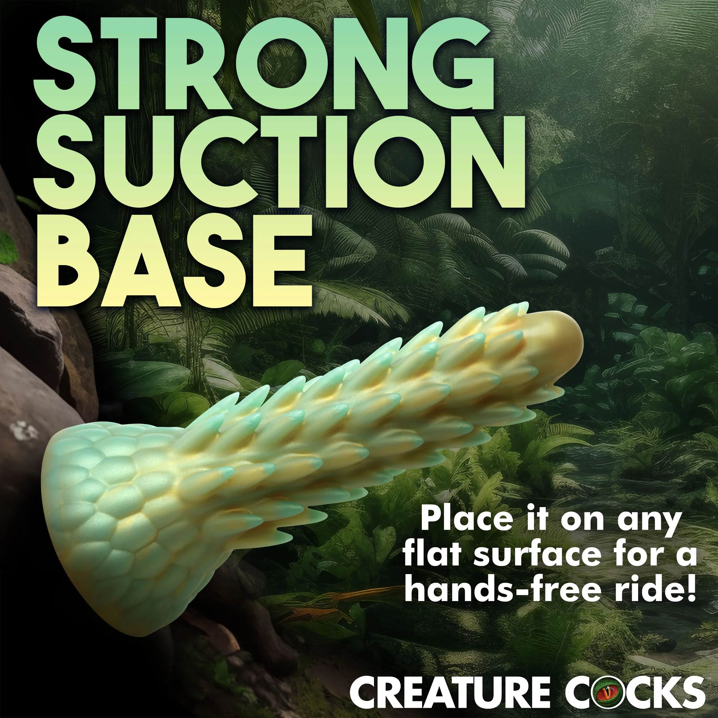 Spiky Reptile Silicone Dildo - Image 7