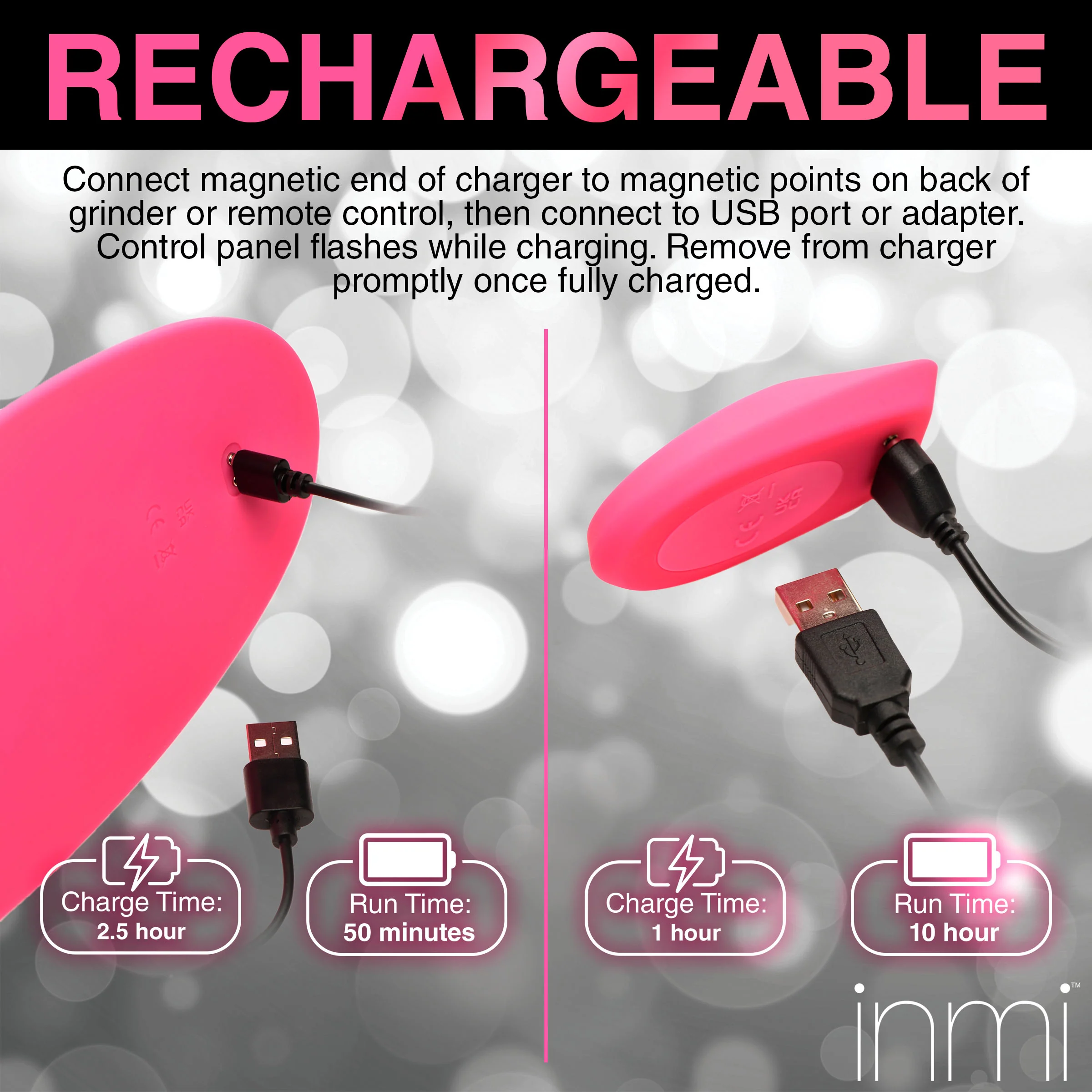 Spin n' Grind Rotating and Vibrating Silicone Sex Grinder - Image 11