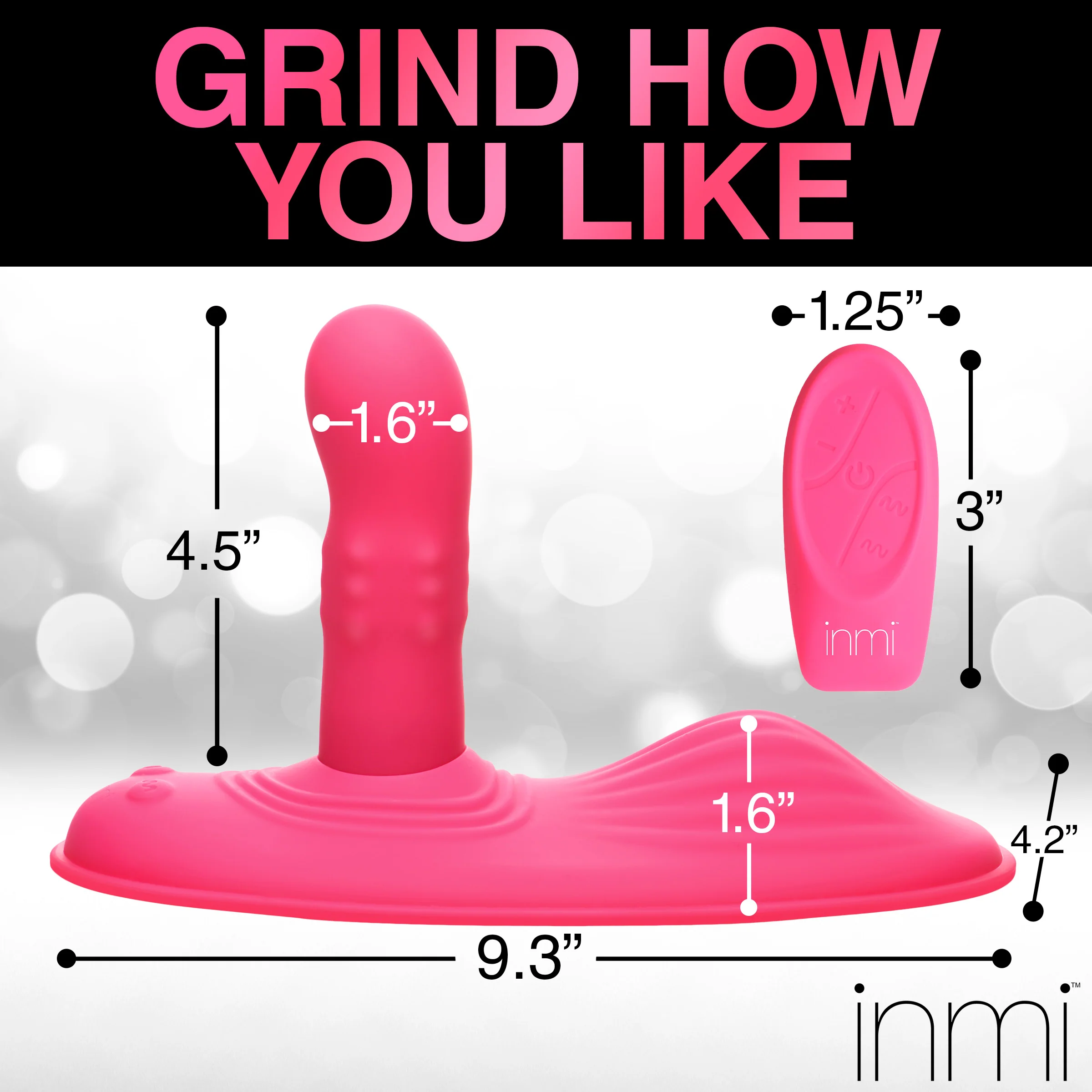 Spin n' Grind Rotating and Vibrating Silicone Sex Grinder - Image 9