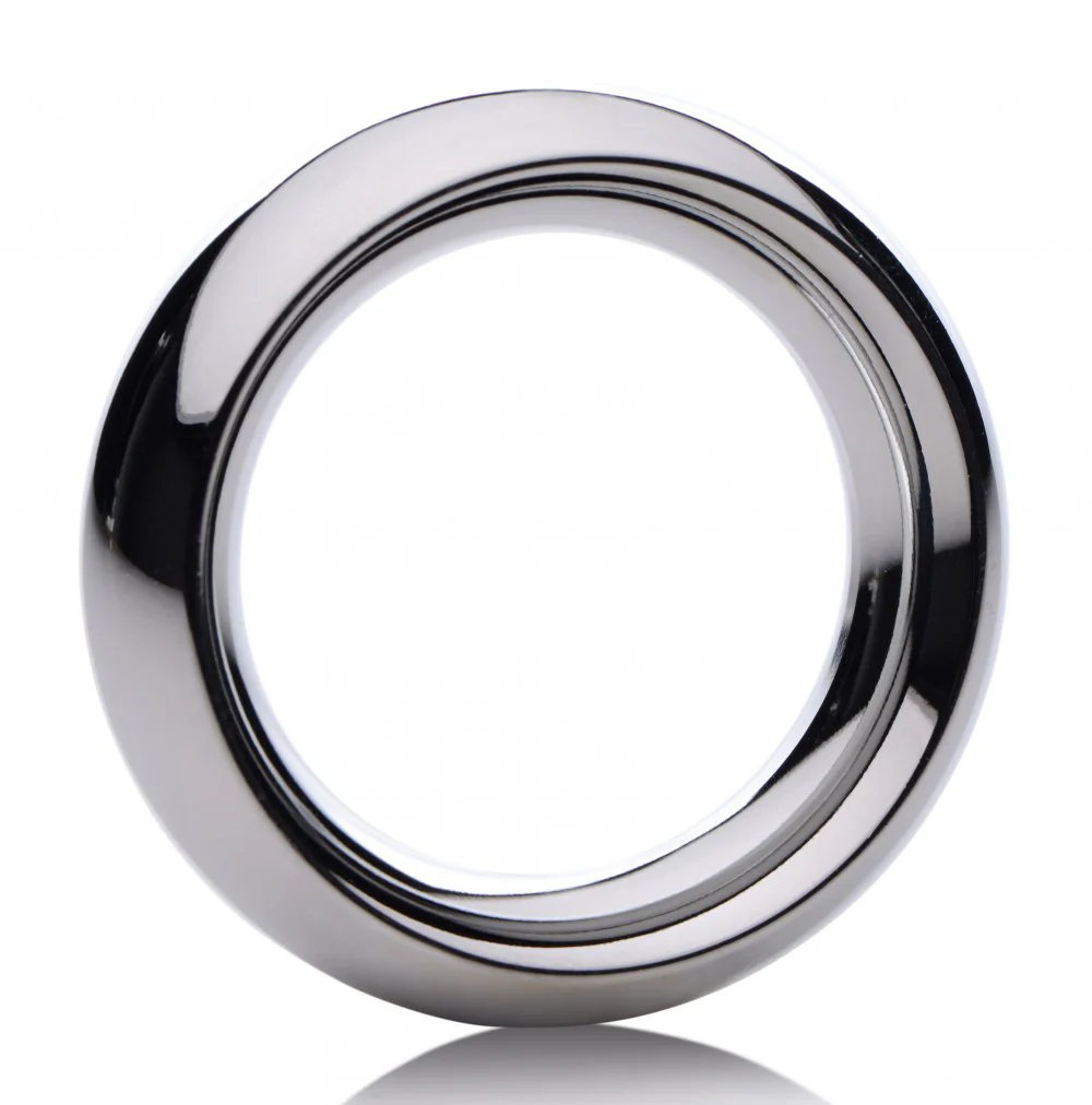 Stainless Steel Donut Cock and Ball Ring - Image 3