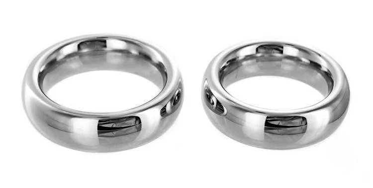 Stainless Steel Donut Cock and Ball Ring - Image 4