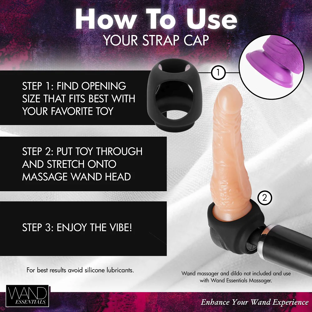 Strap Cap Dildo Wand Harness - Image 8
