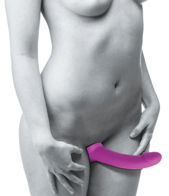 Strap U Vibrating Strapless Silicone Strap-on Dildo - Image 3