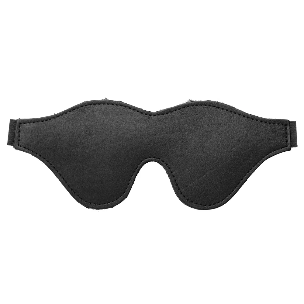 Strict Leather Classic Black Blindfold - Image 5