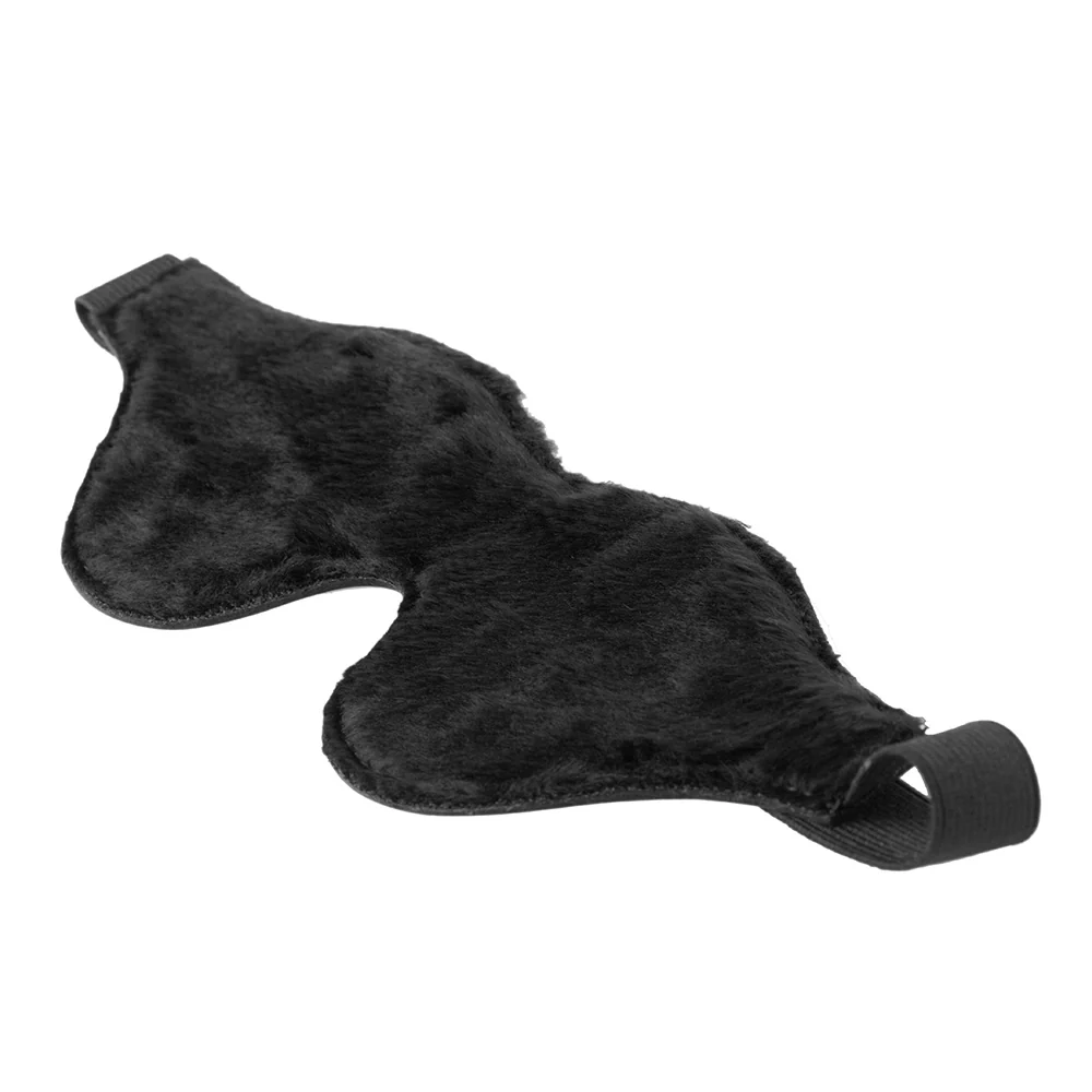 Strict Leather Classic Black Blindfold - Image 6