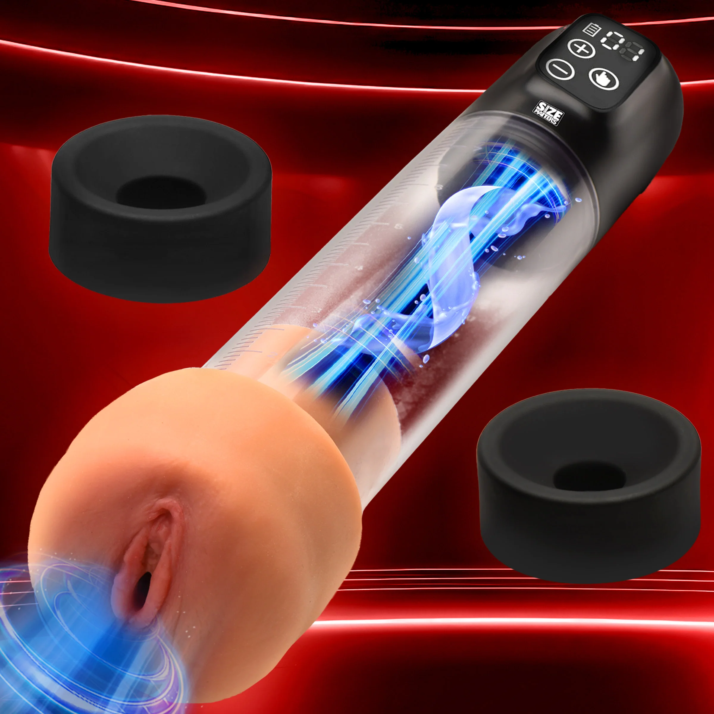 Sucking Penis Pump with Attachments - Image 3