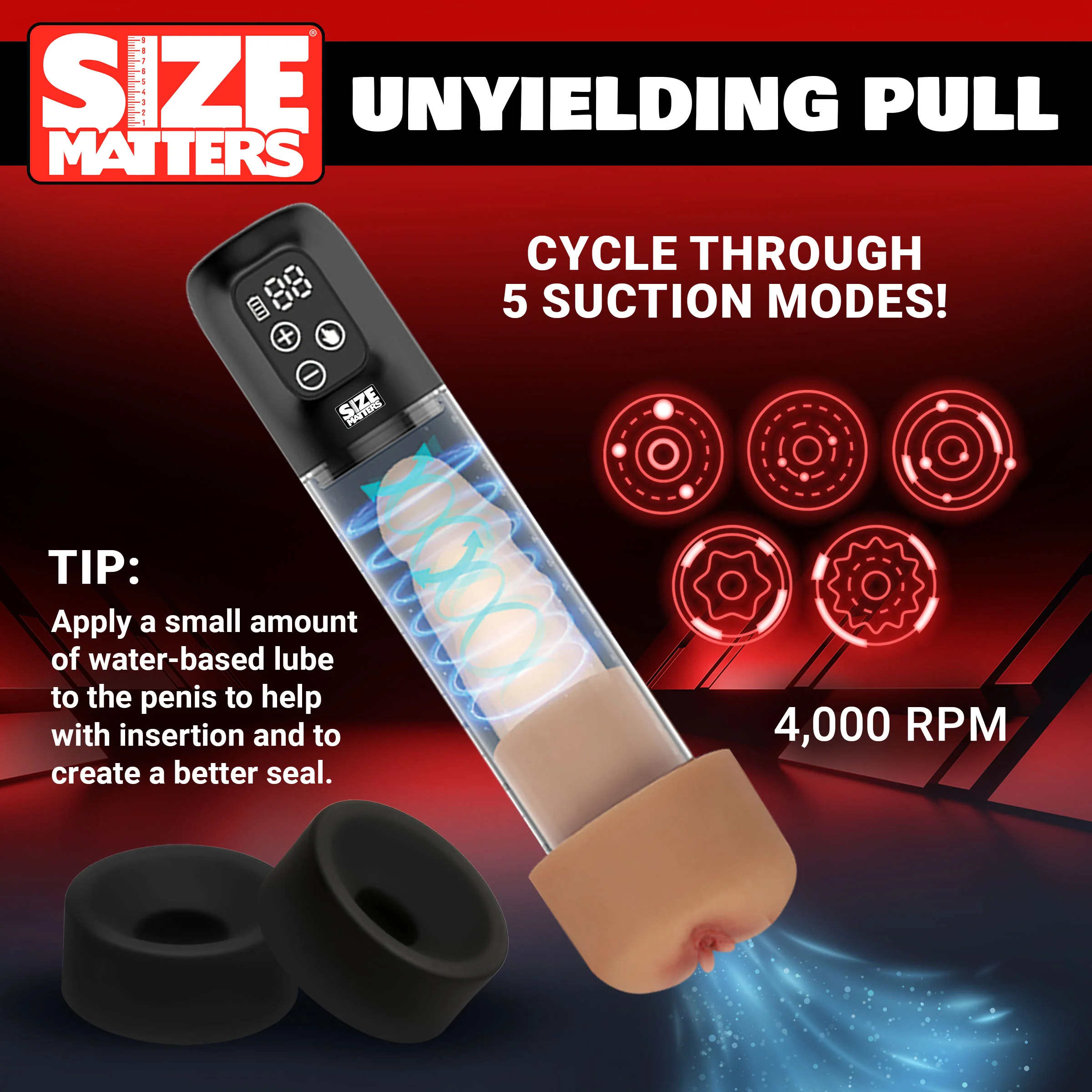Sucking Penis Pump with Attachments - Image 4