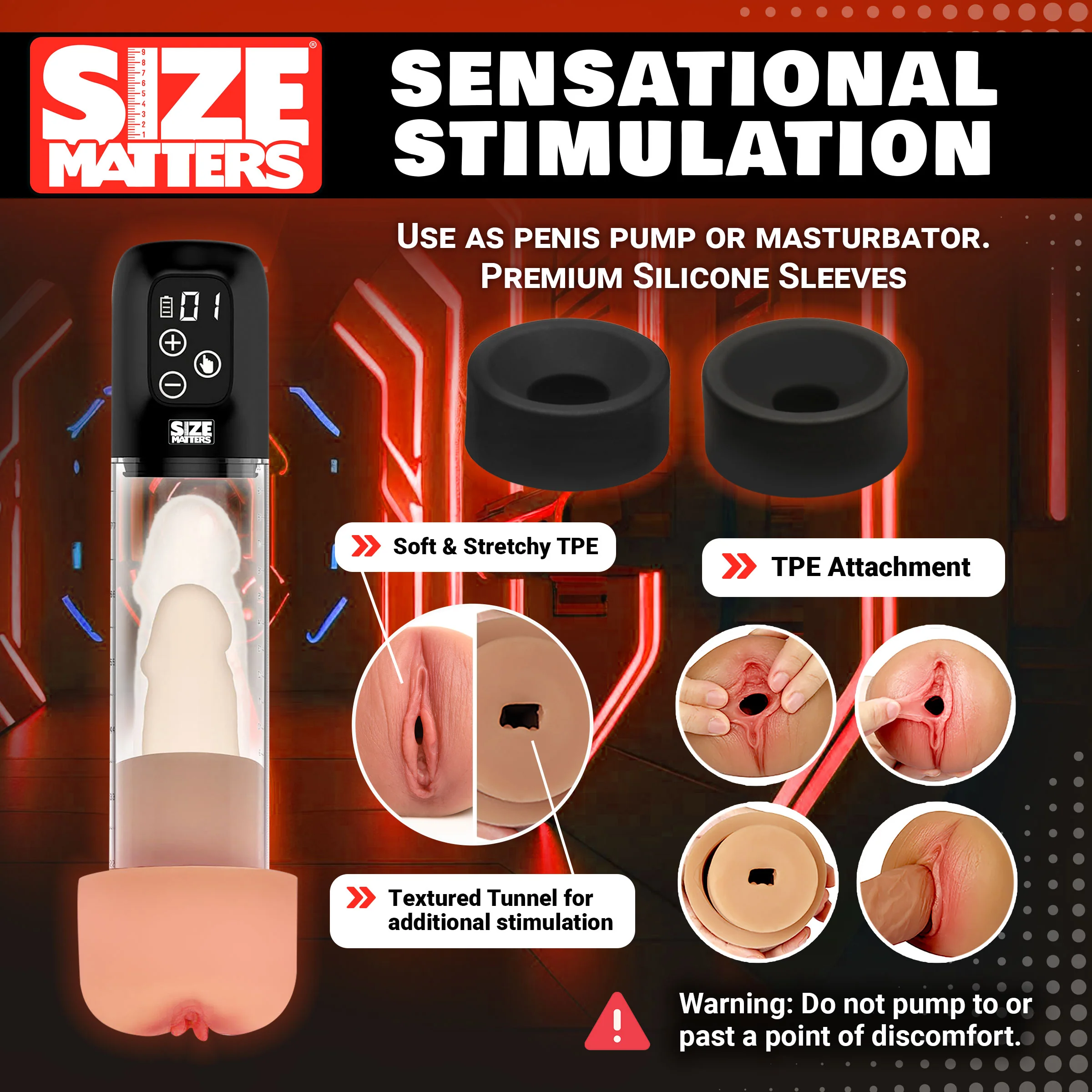 Sucking Penis Pump with Attachments - Image 6