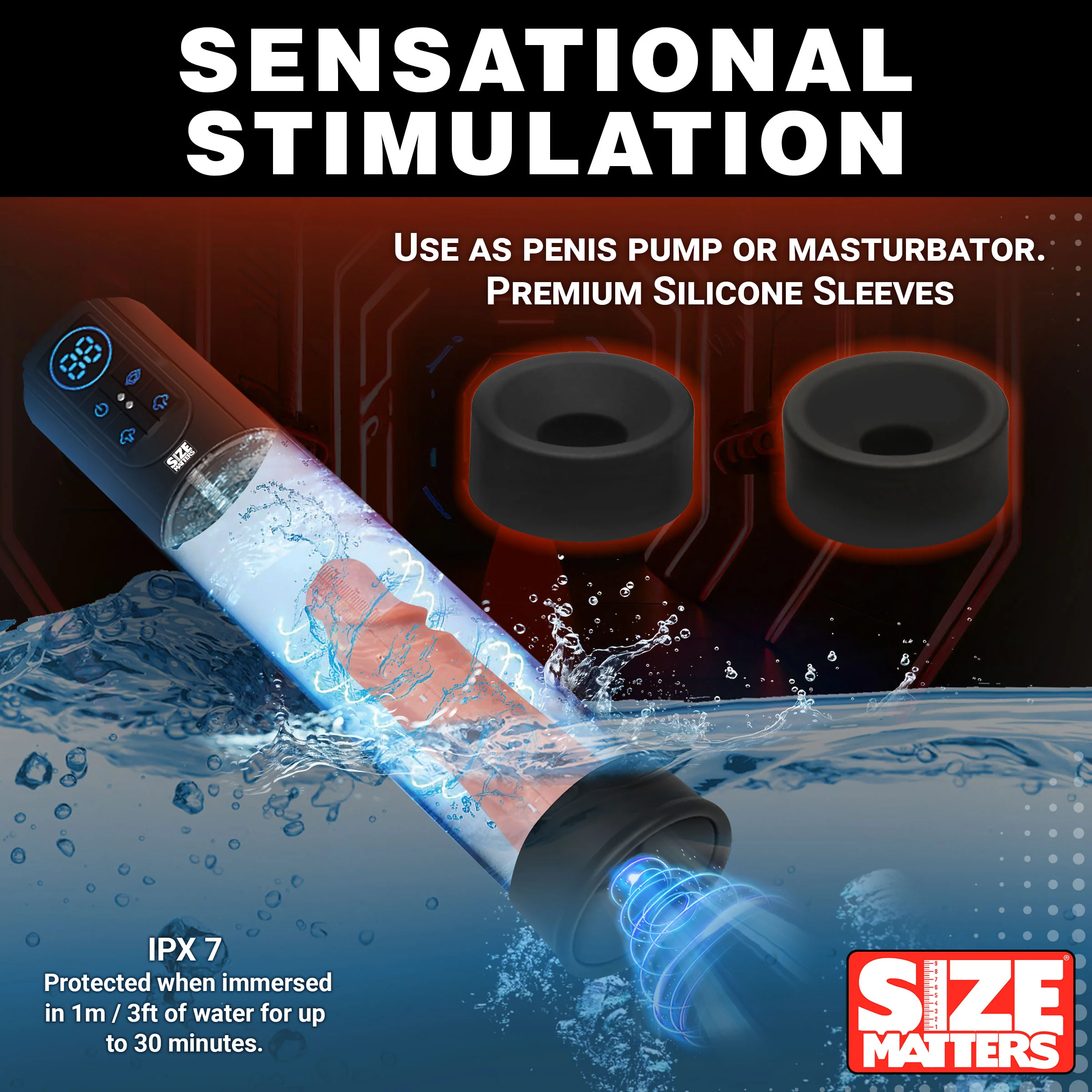 Sucking Penis Pump with Digital Display - Image 6