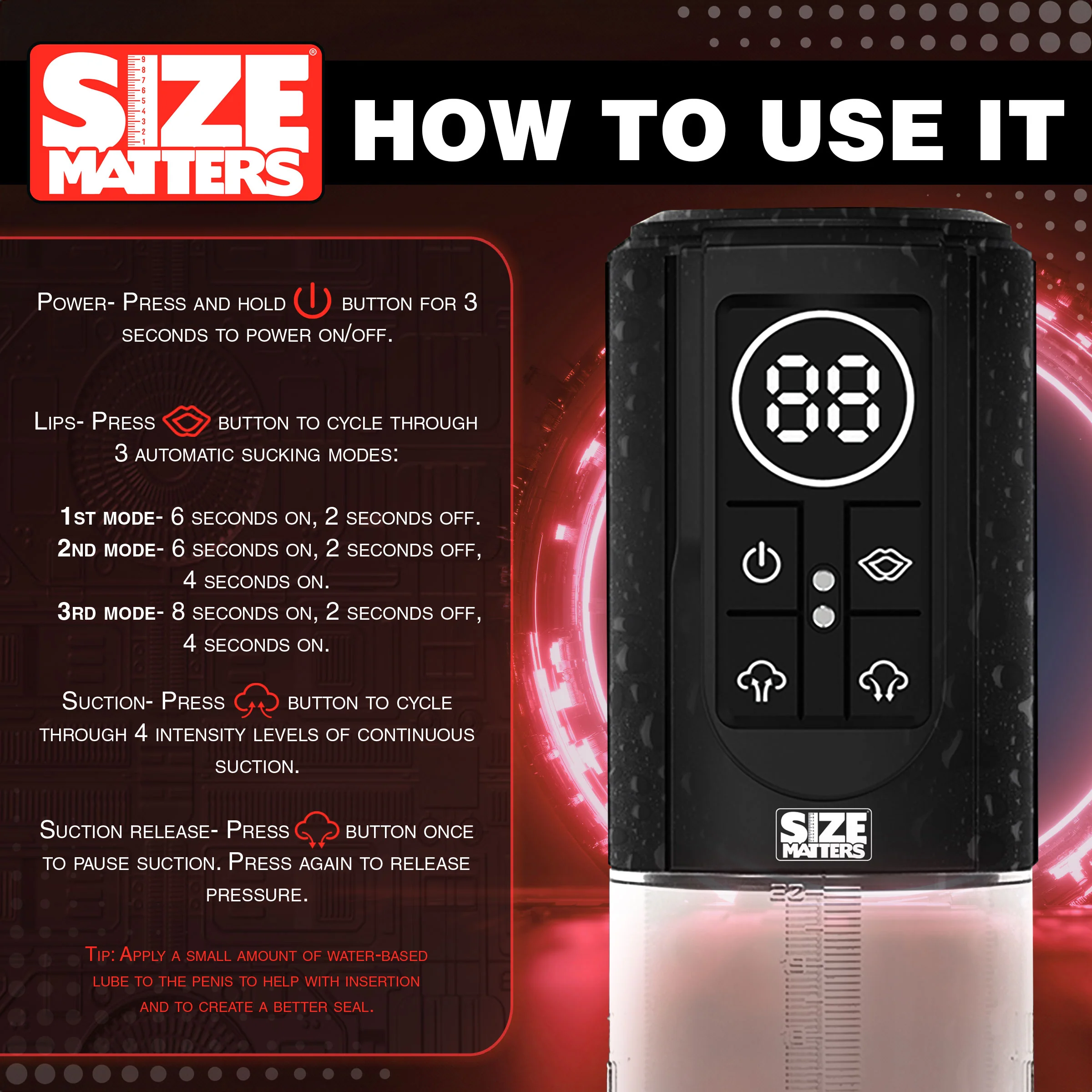 Sucking Penis Pump with Digital Display - Image 7