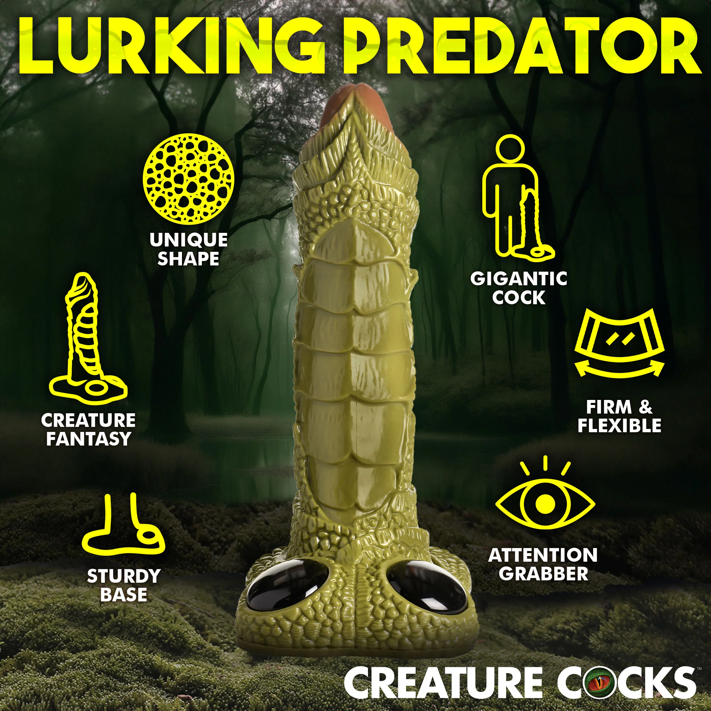 Swamp Monster Giant 3ft Dildo - Image 5