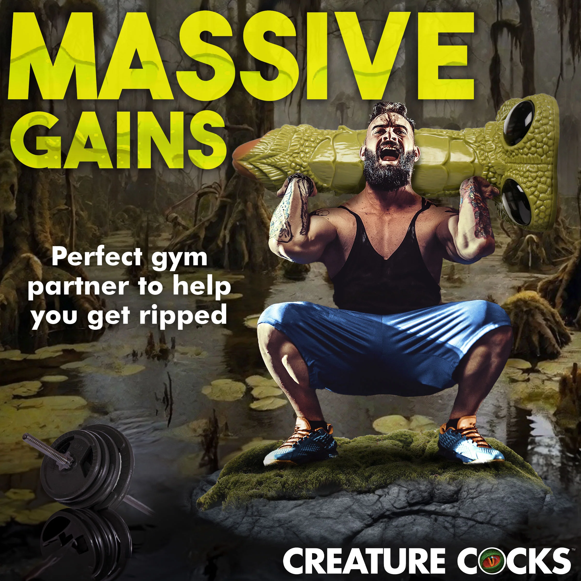 Swamp Monster Giant 3ft Dildo - Image 8