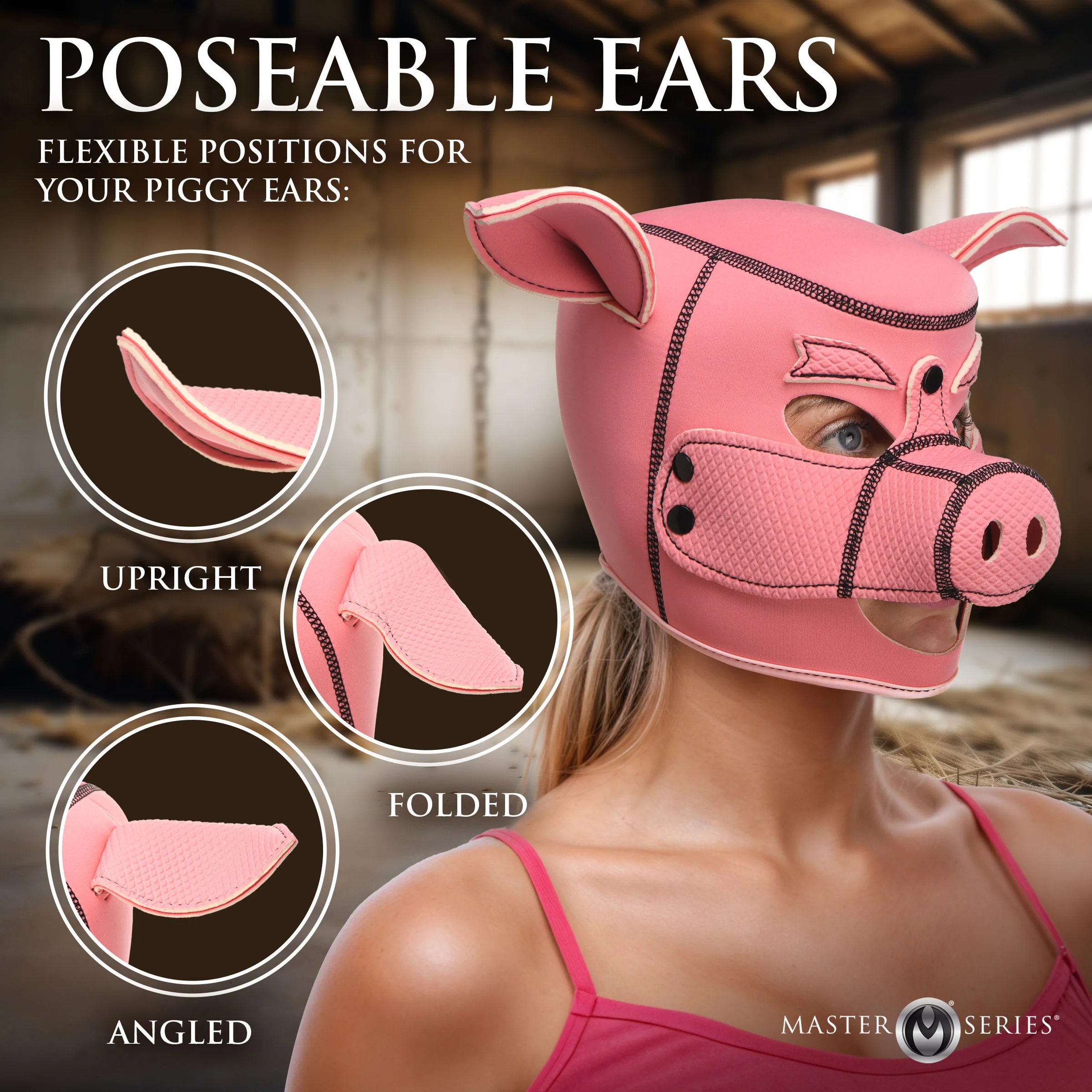 Swine Pig Neoprene Hood - Image 3