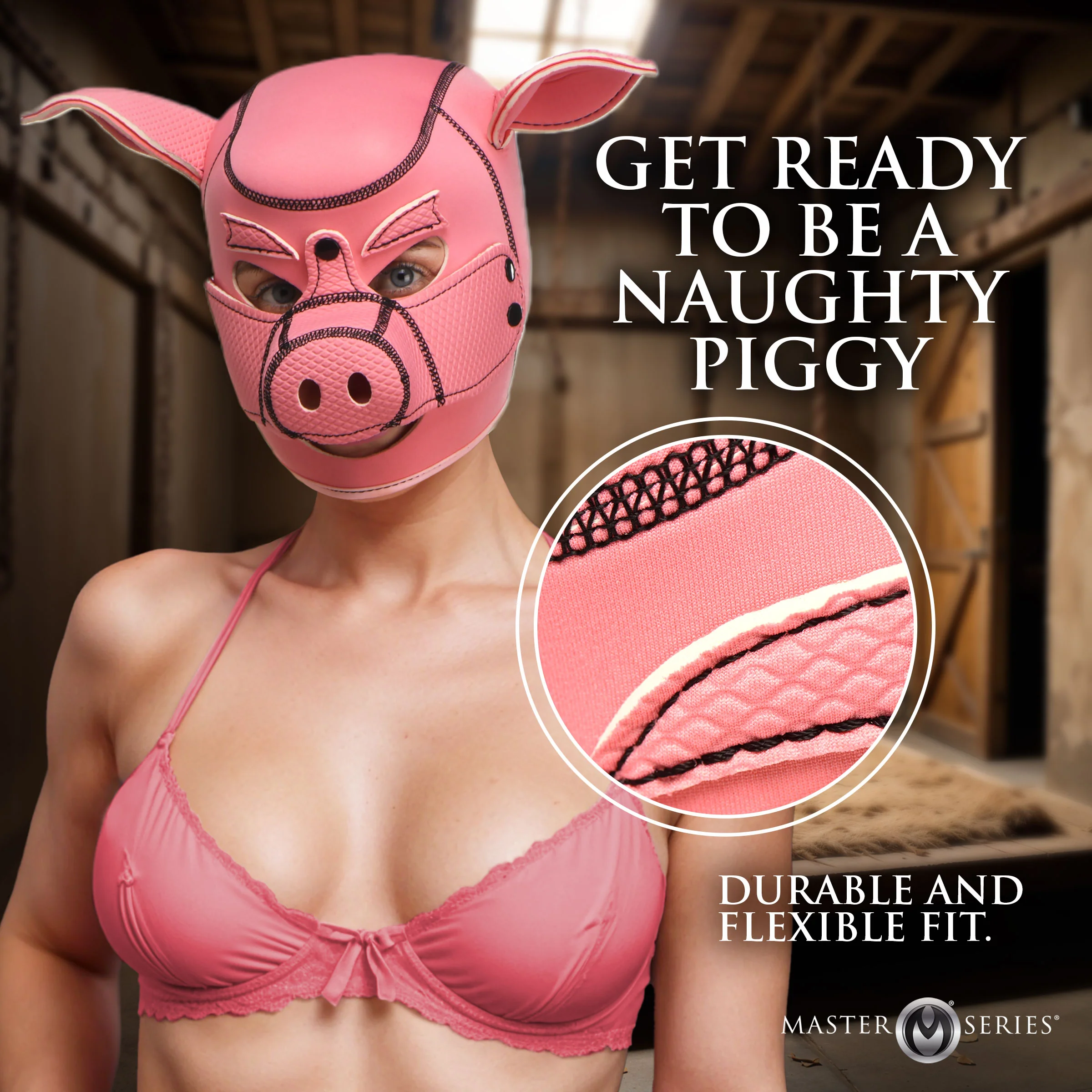Swine Pig Neoprene Hood - Image 4