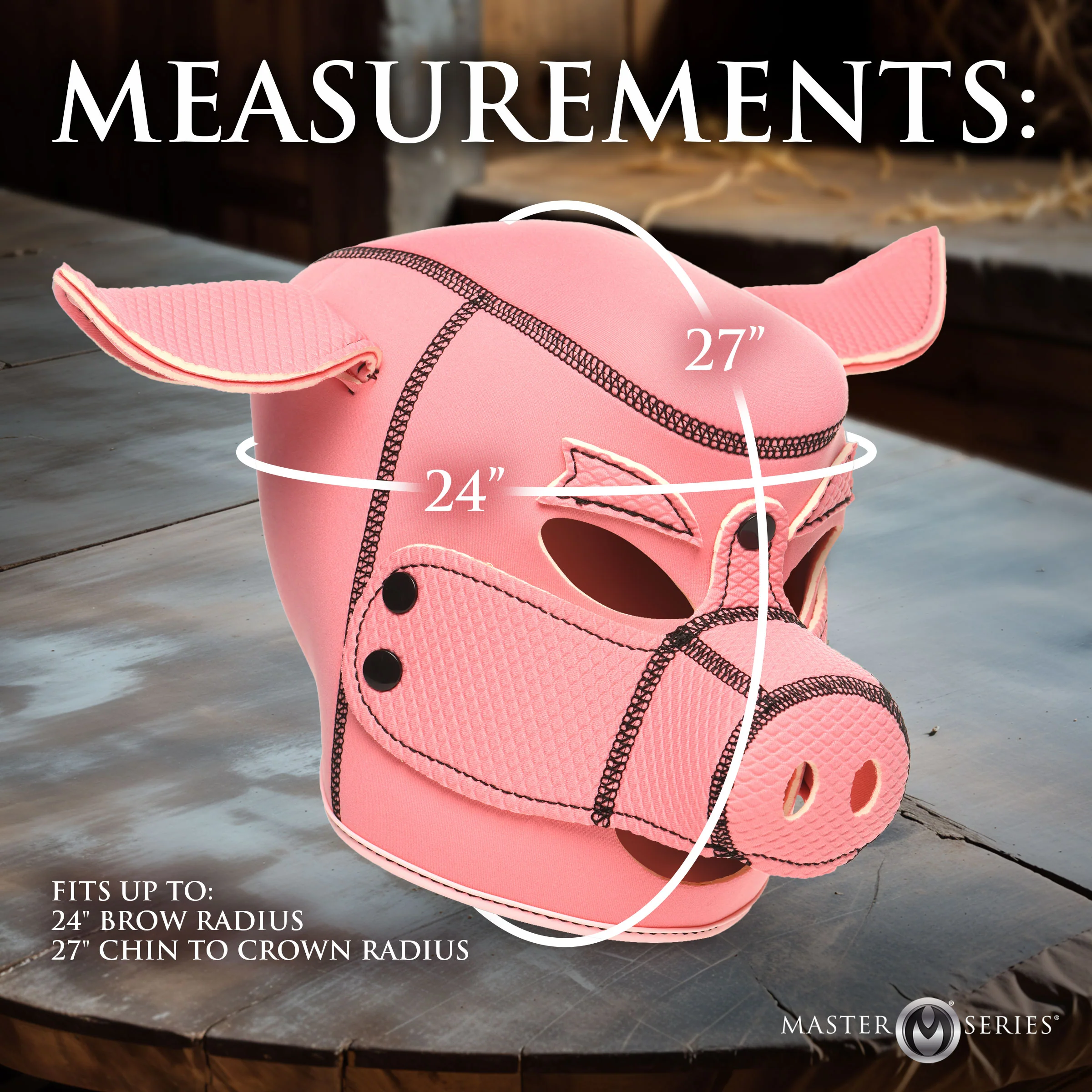 Swine Pig Neoprene Hood - Image 6