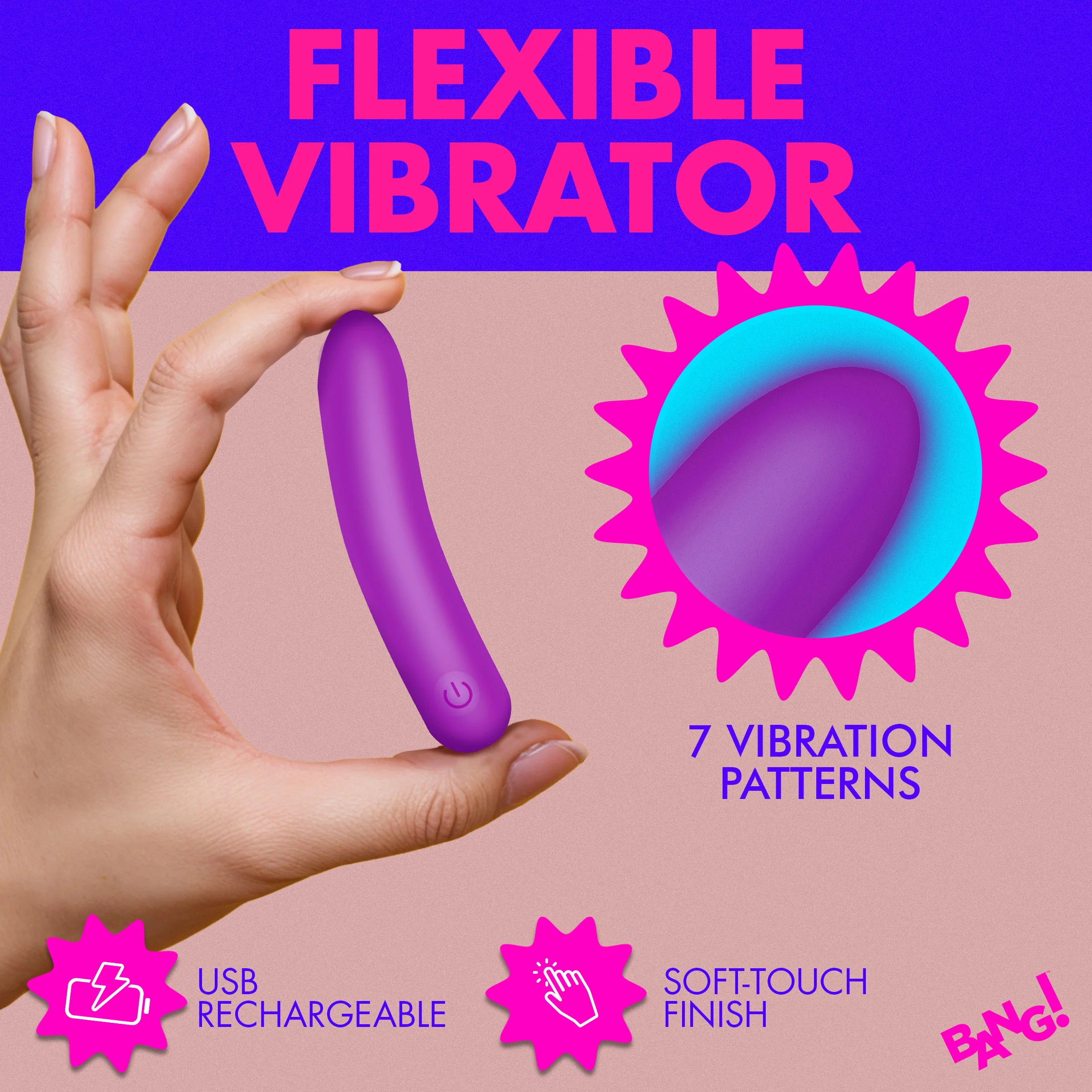 Tapered Flexible Silicone Bullet - Image 3