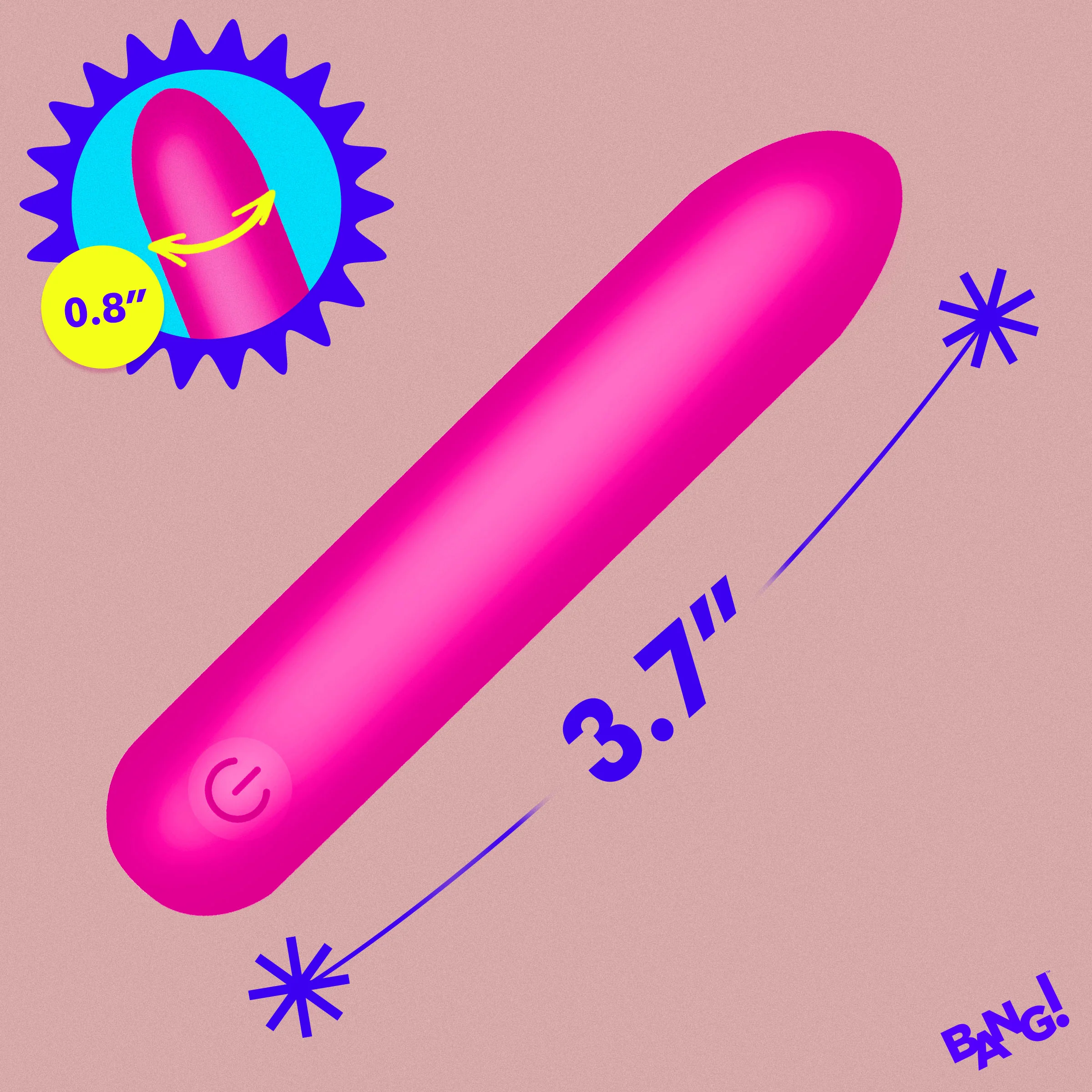 Tapered Flexible Silicone Bullet - Image 5