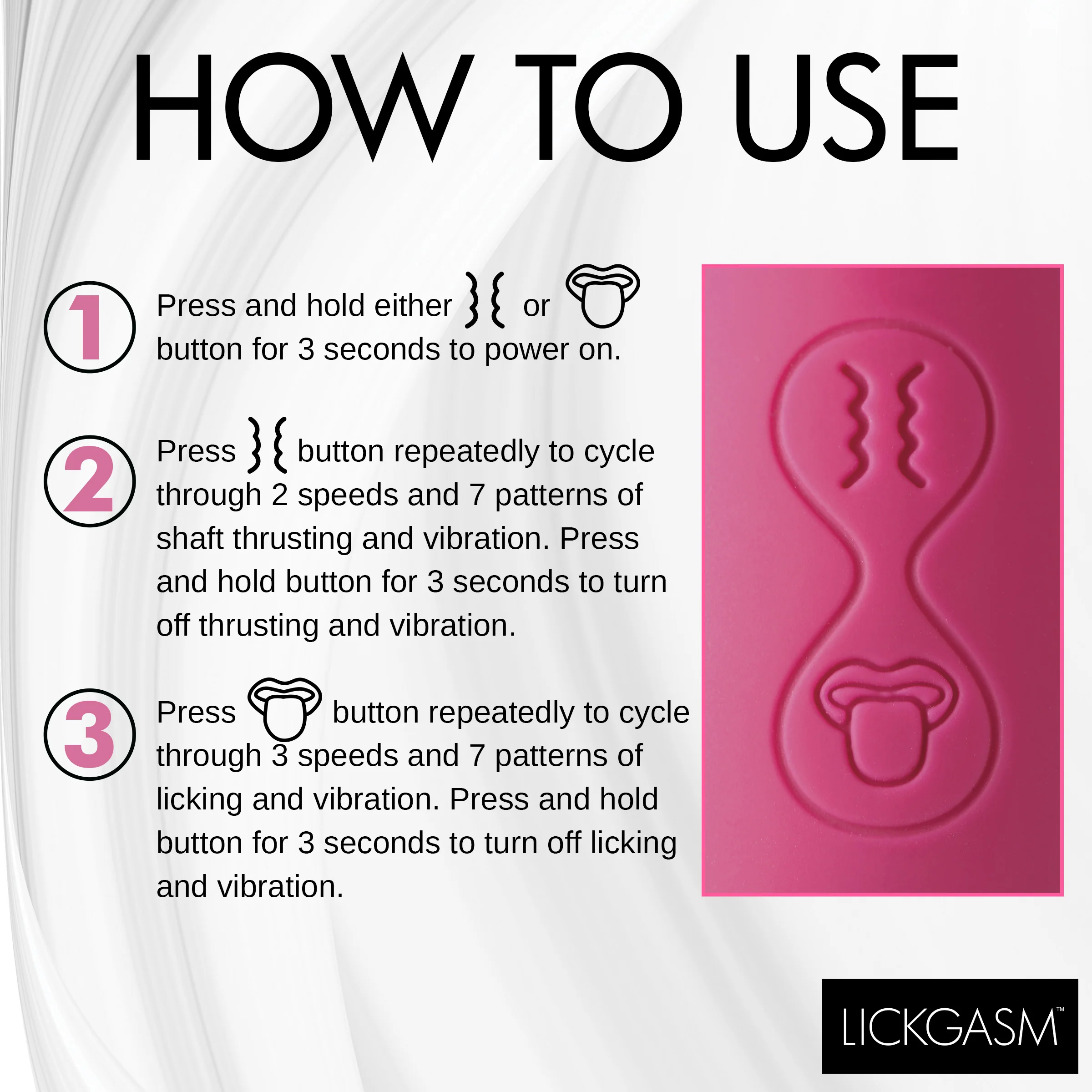 Tease and Please Thrusting and Licking Vibrator - Image 8