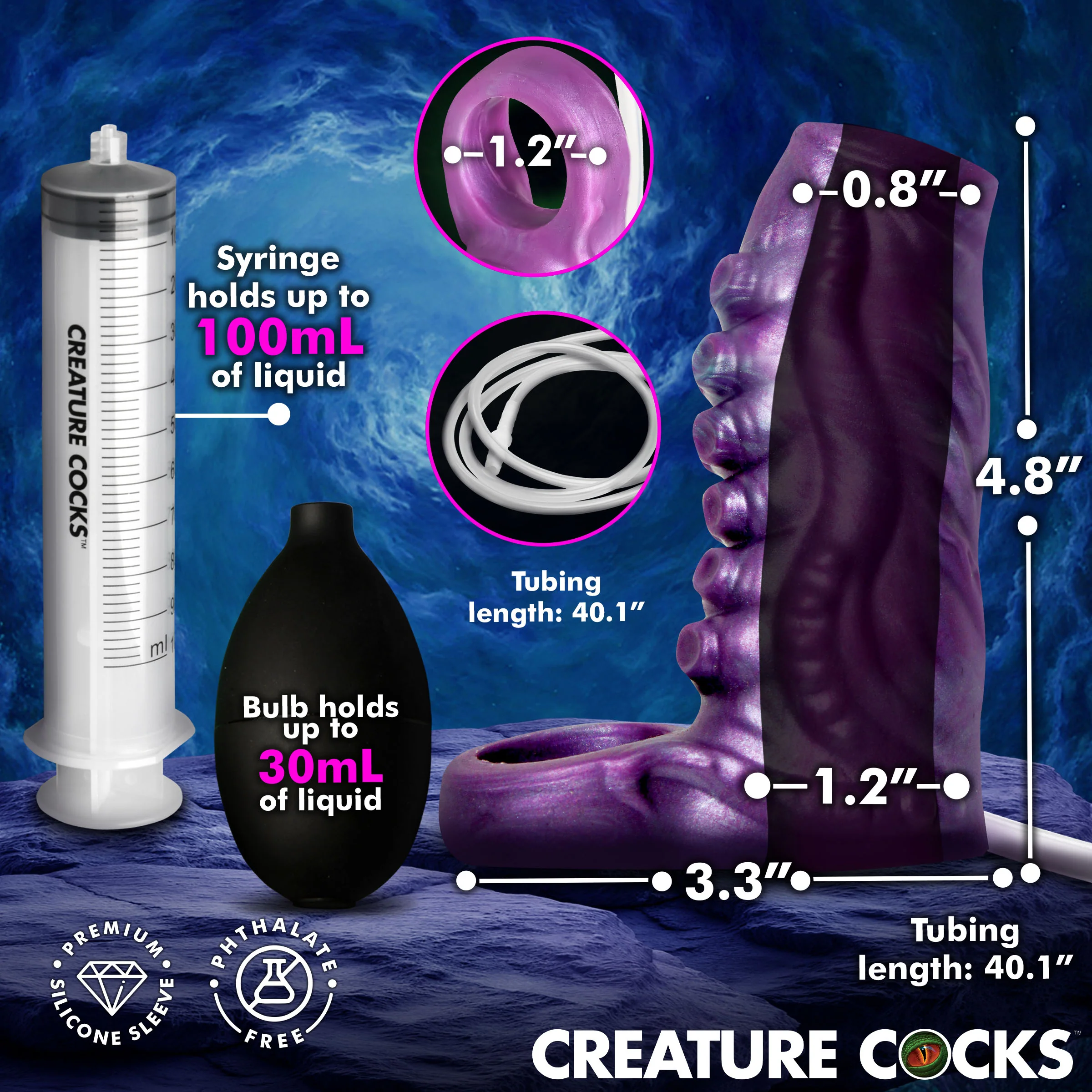 Tentacle Squirting Silicone Penis Enhancer - Image 5