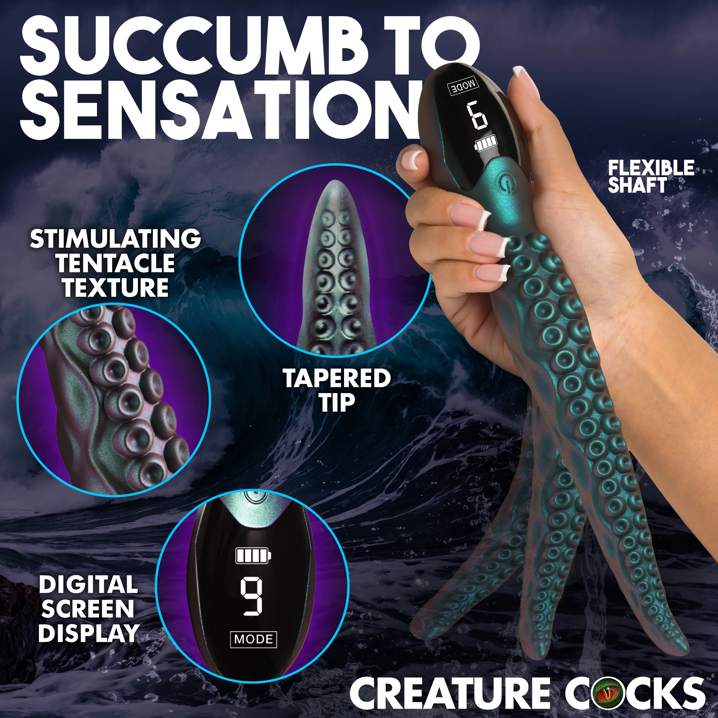 Tentavibe Silicone Vibrator - Image 3
