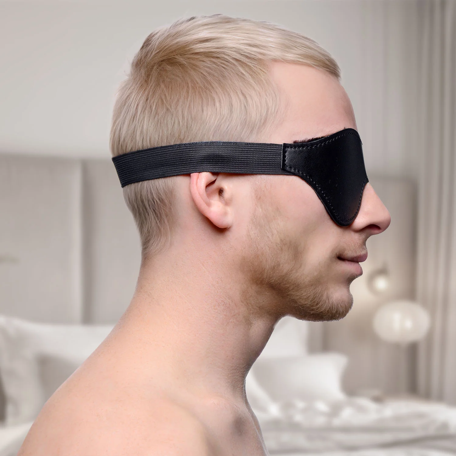 The Black Fleece Lined Blindfold - Image 2