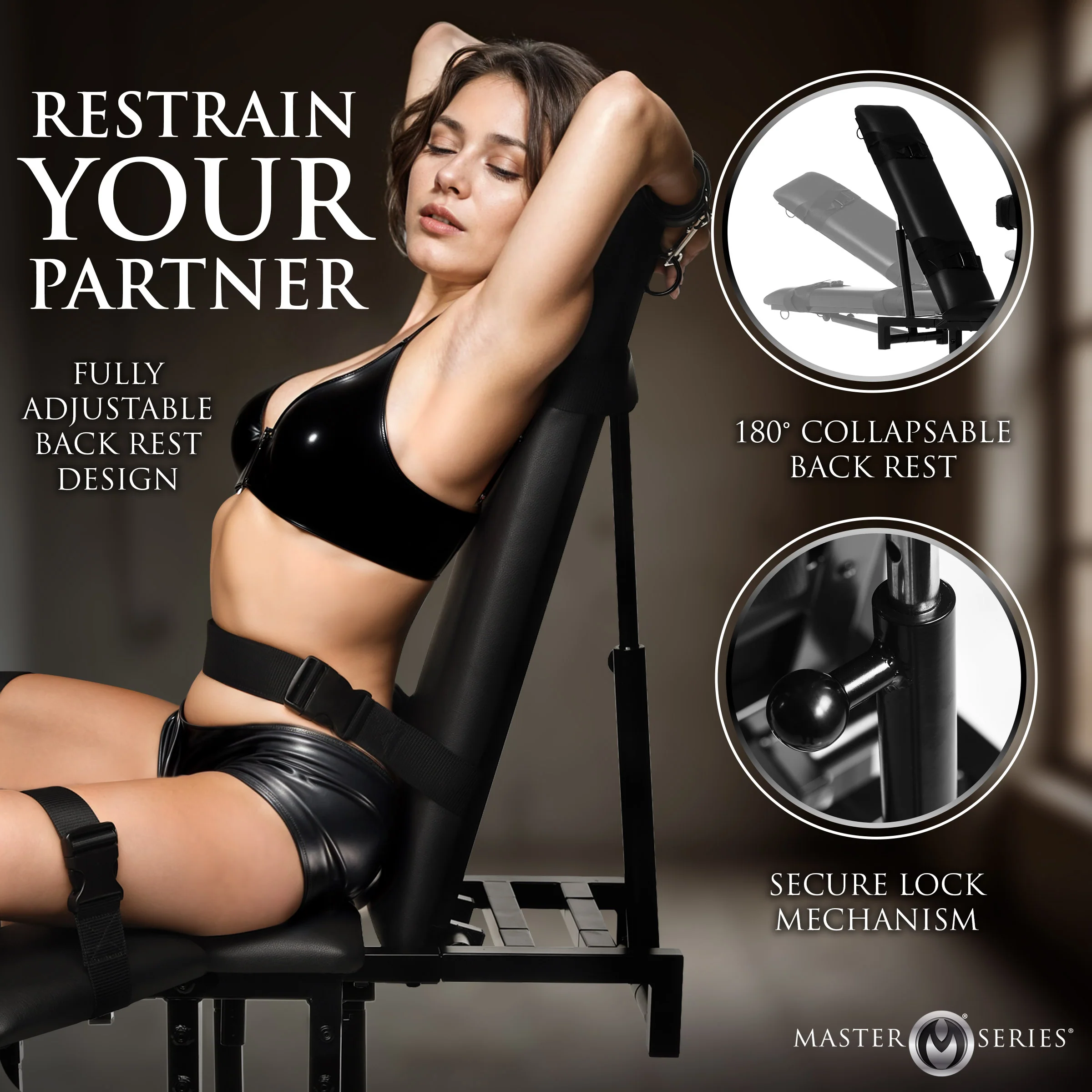 The Extreme Obedience Adjustable Bondage Chair - Image 4