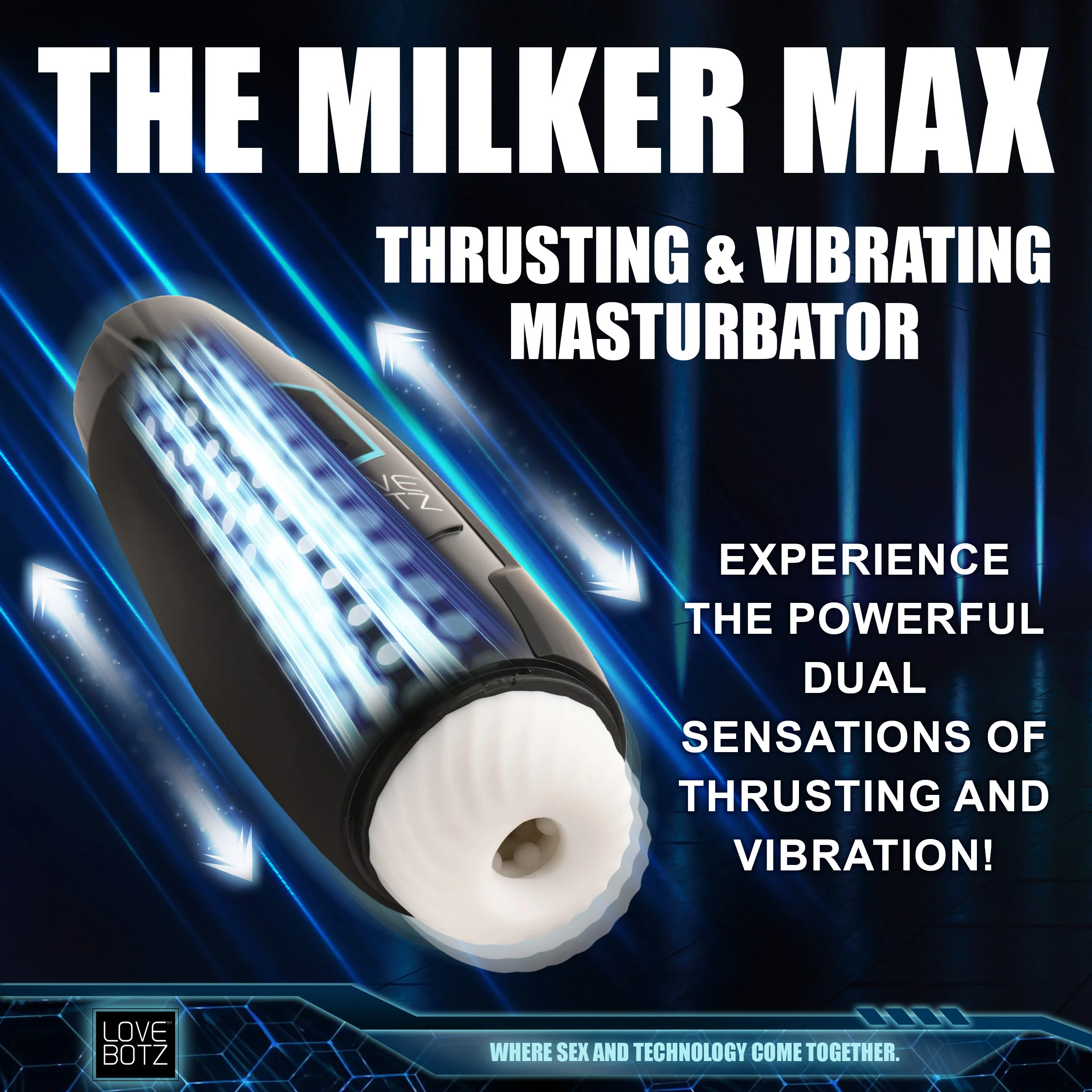 The Milker Max 14X Thrusting & Vibrating Masturbator - Image 2