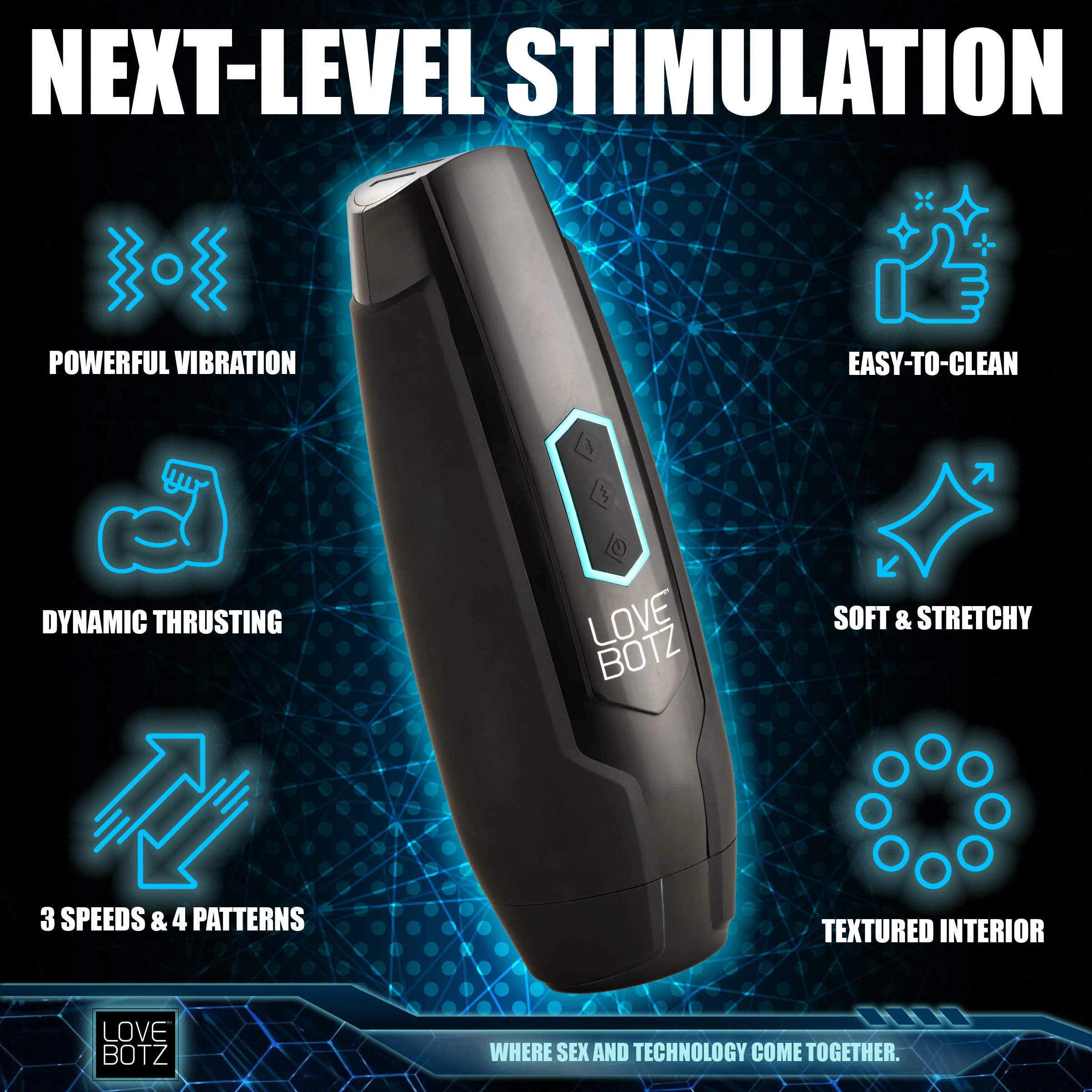 The Milker Max 14X Thrusting & Vibrating Masturbator - Image 5