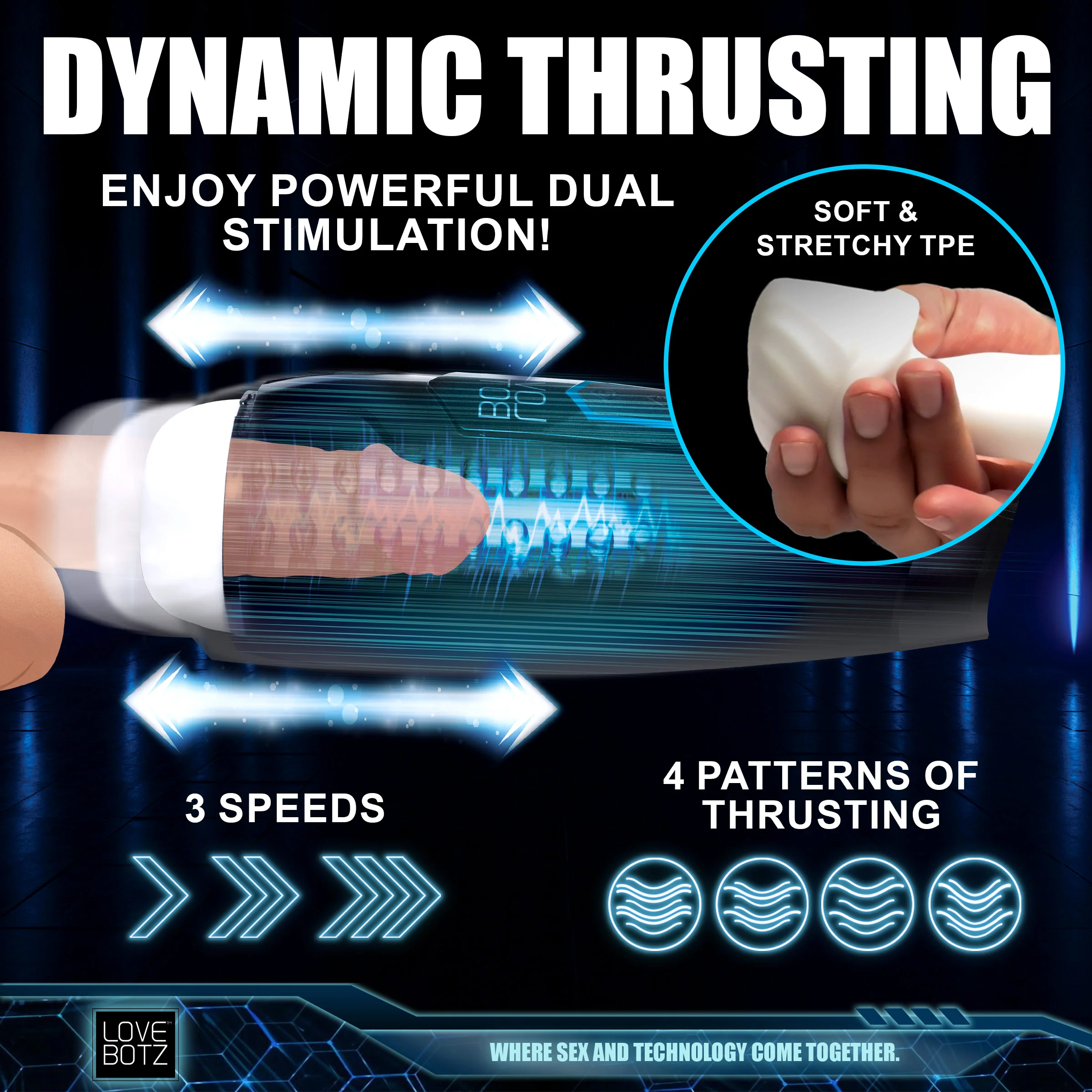 The Milker Max 14X Thrusting & Vibrating Masturbator - Image 6
