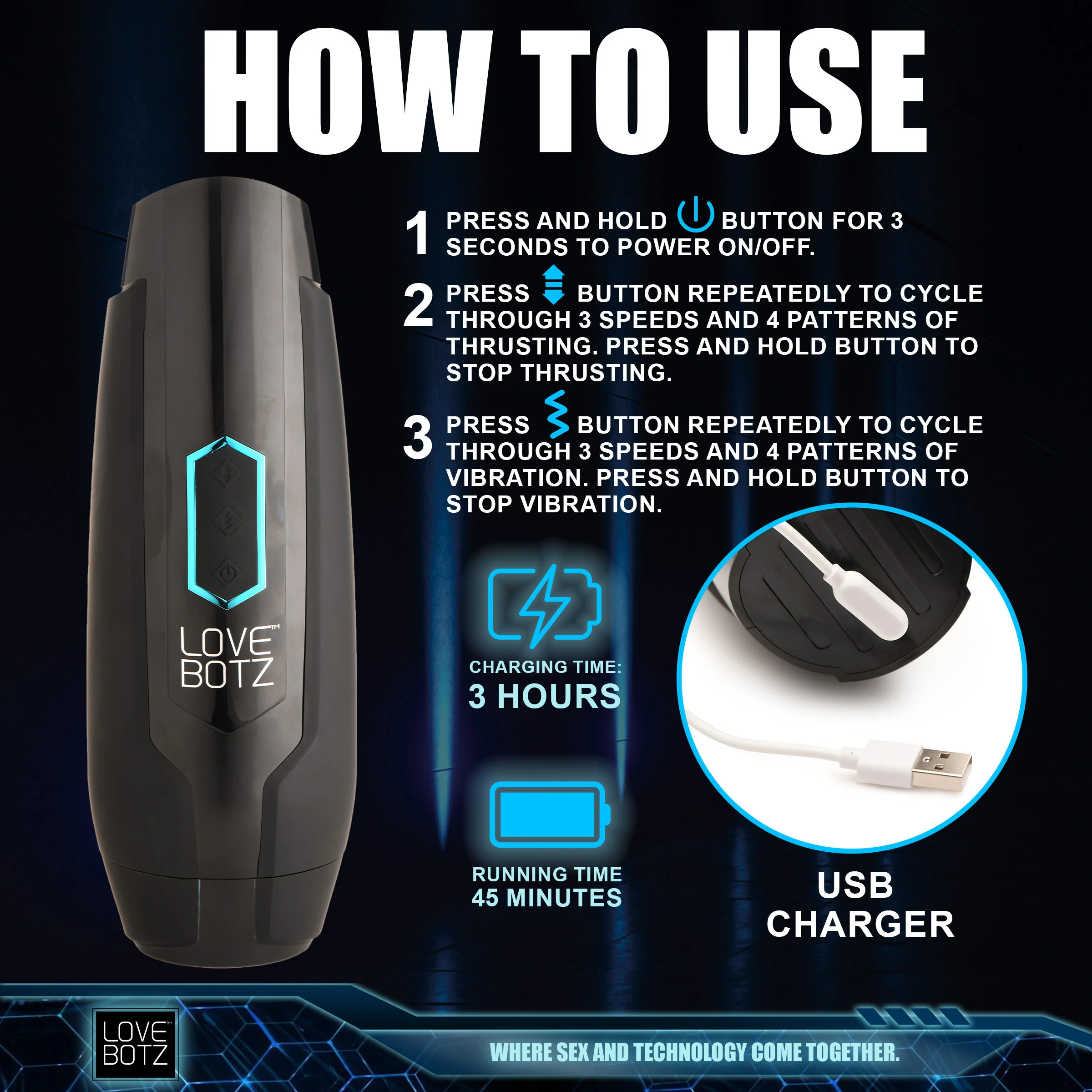 The Milker Max 14X Thrusting & Vibrating Masturbator - Image 8