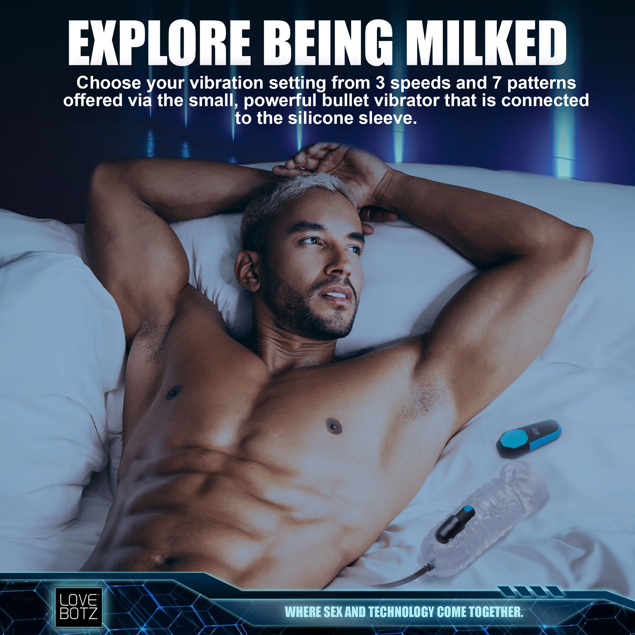 The Milker Pro Edition with Automatic Stroking, Suction and Vibration - Image 3