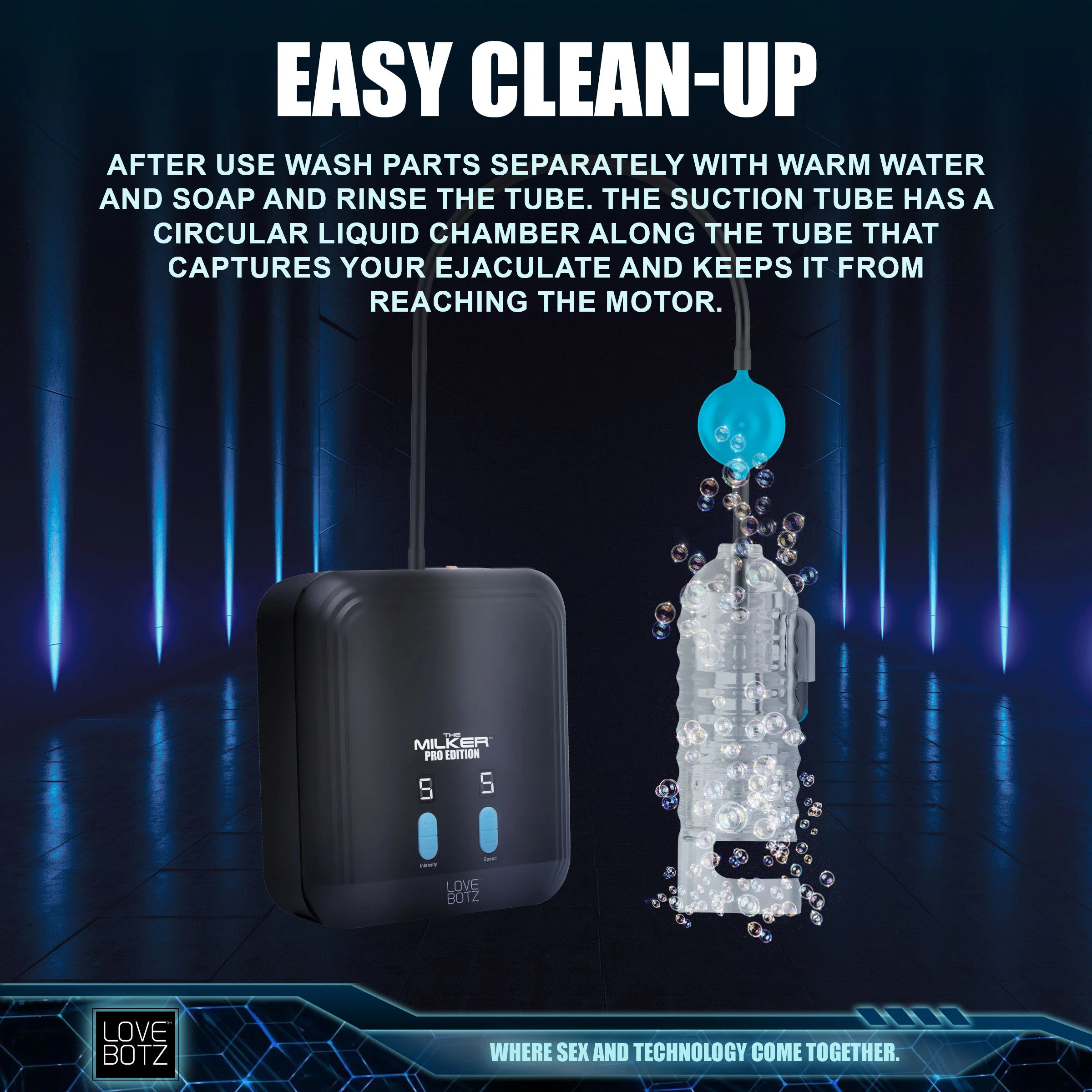 The Milker Pro Edition with Automatic Stroking, Suction and Vibration - Image 7