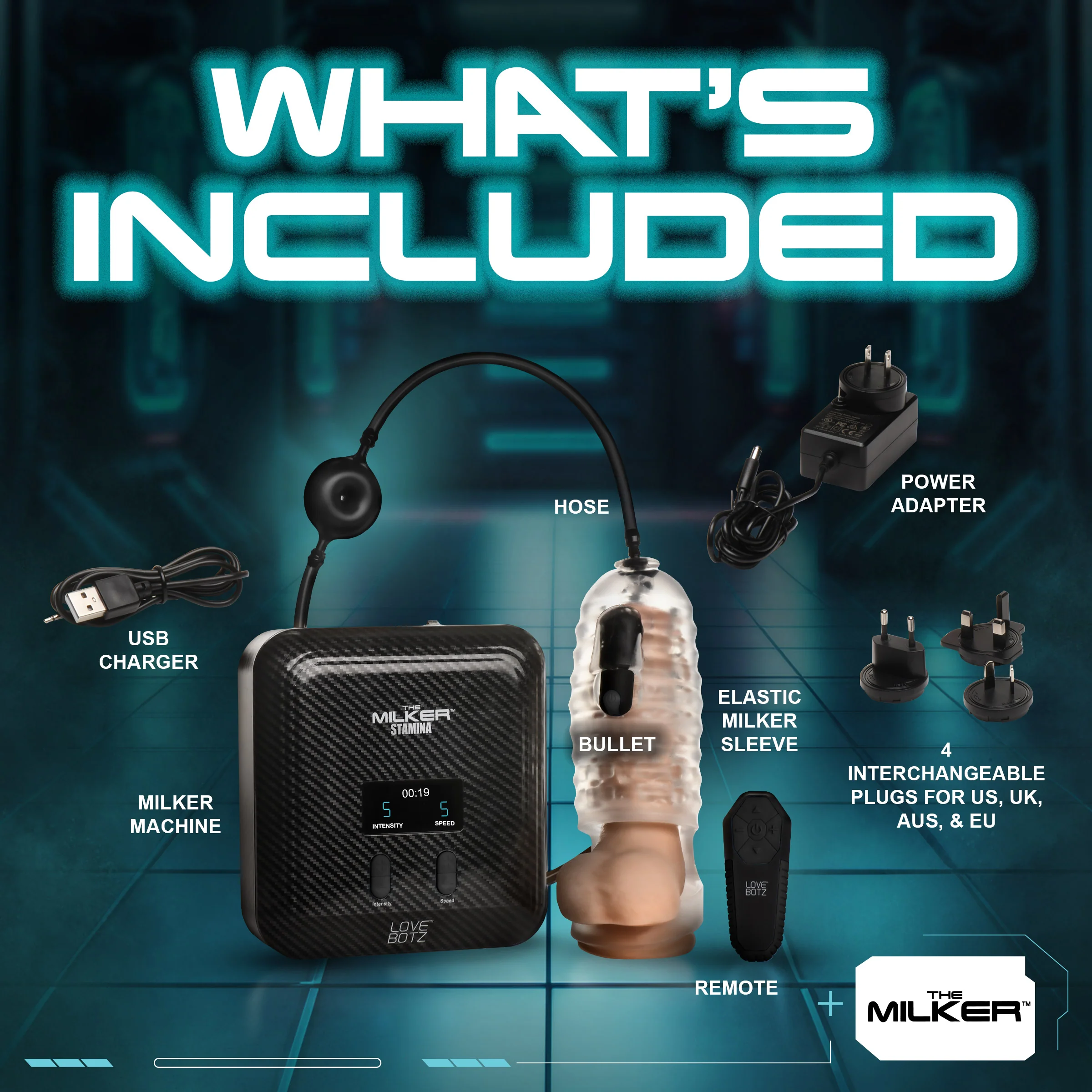 The Milker Stamina with Automatic Stroking, Suction and Vibration - Image 11