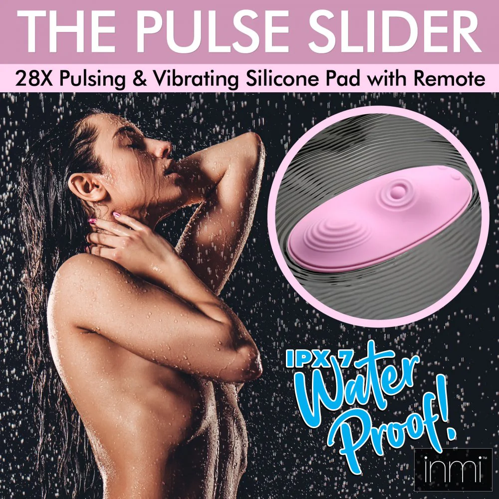 The Pulse Slider 28X Pulsing and Vibrating Silicone Pad with Remote - Image 4